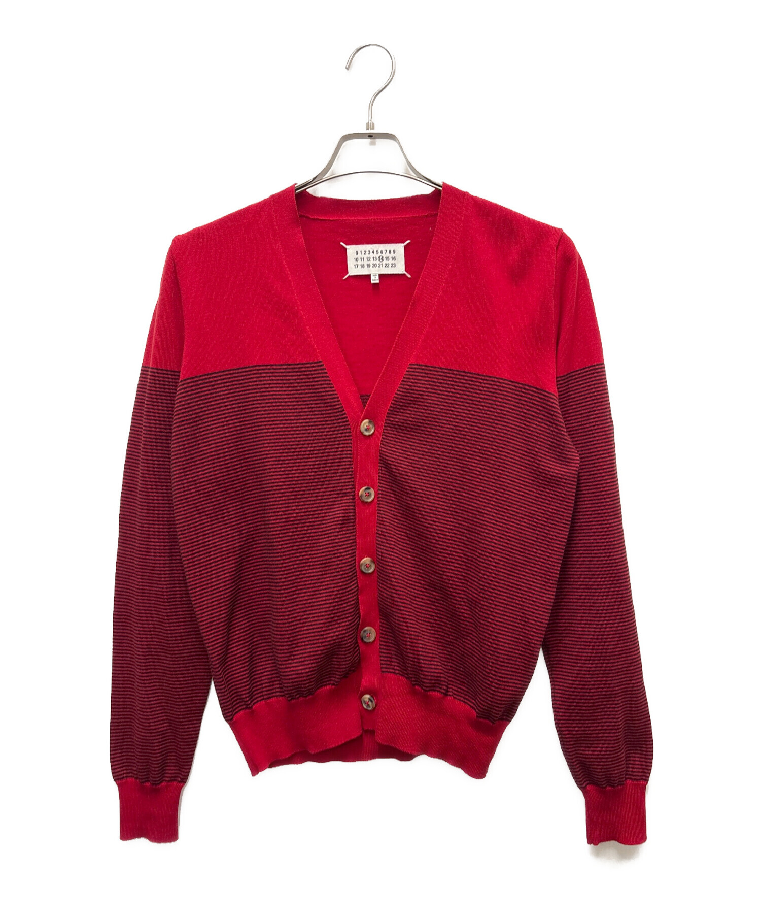 マルタンマルジェラ10 07ss ボーダーカーディガン　メゾンマルジェラ 中古・古着通販】Maison Margiela (メゾンマルジェラ) 12SS ボーダー