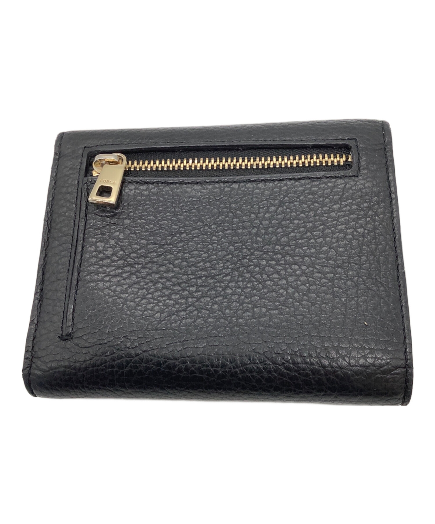 中古・古着通販】FURLA (フルラ) 長財布 ブラック｜ブランド・古着通販  