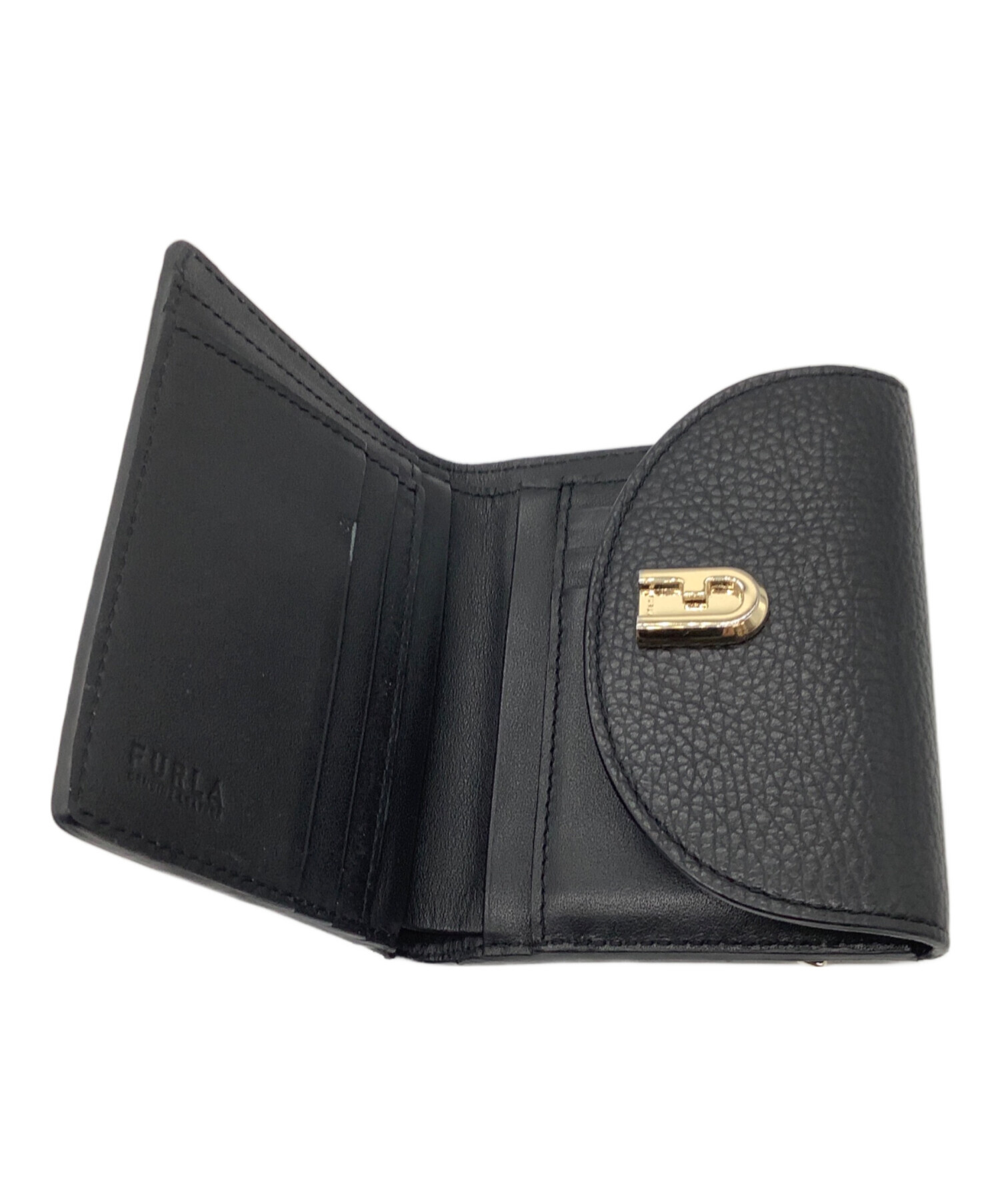 中古・古着通販】FURLA (フルラ) 財布 ブラック｜ブランド・古着通販