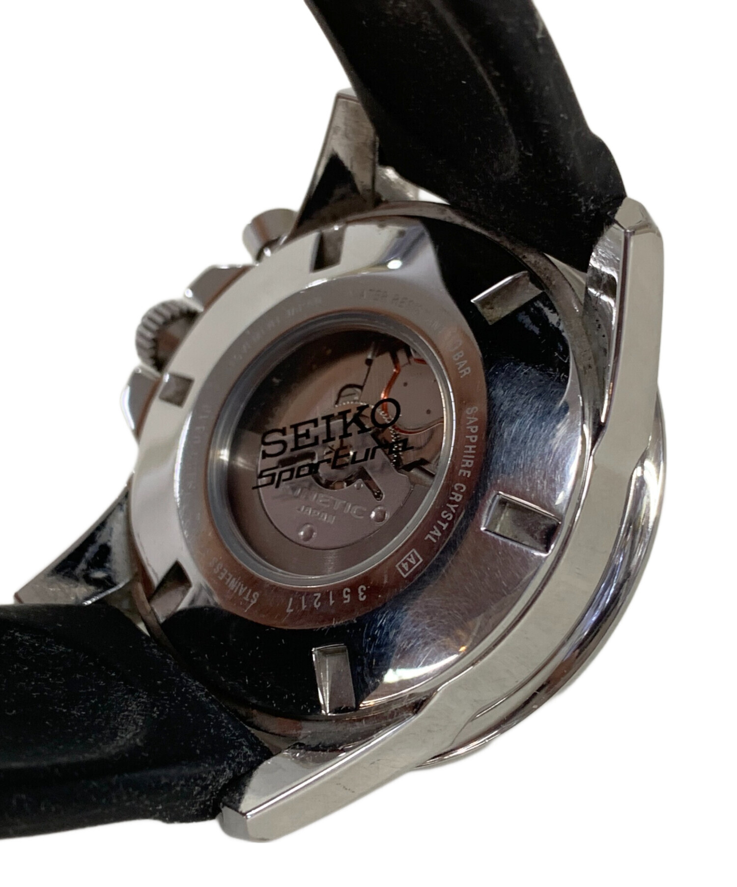 中古・古着通販】SEIKO (セイコー) 腕時計 ブラック｜ブランド・古着 