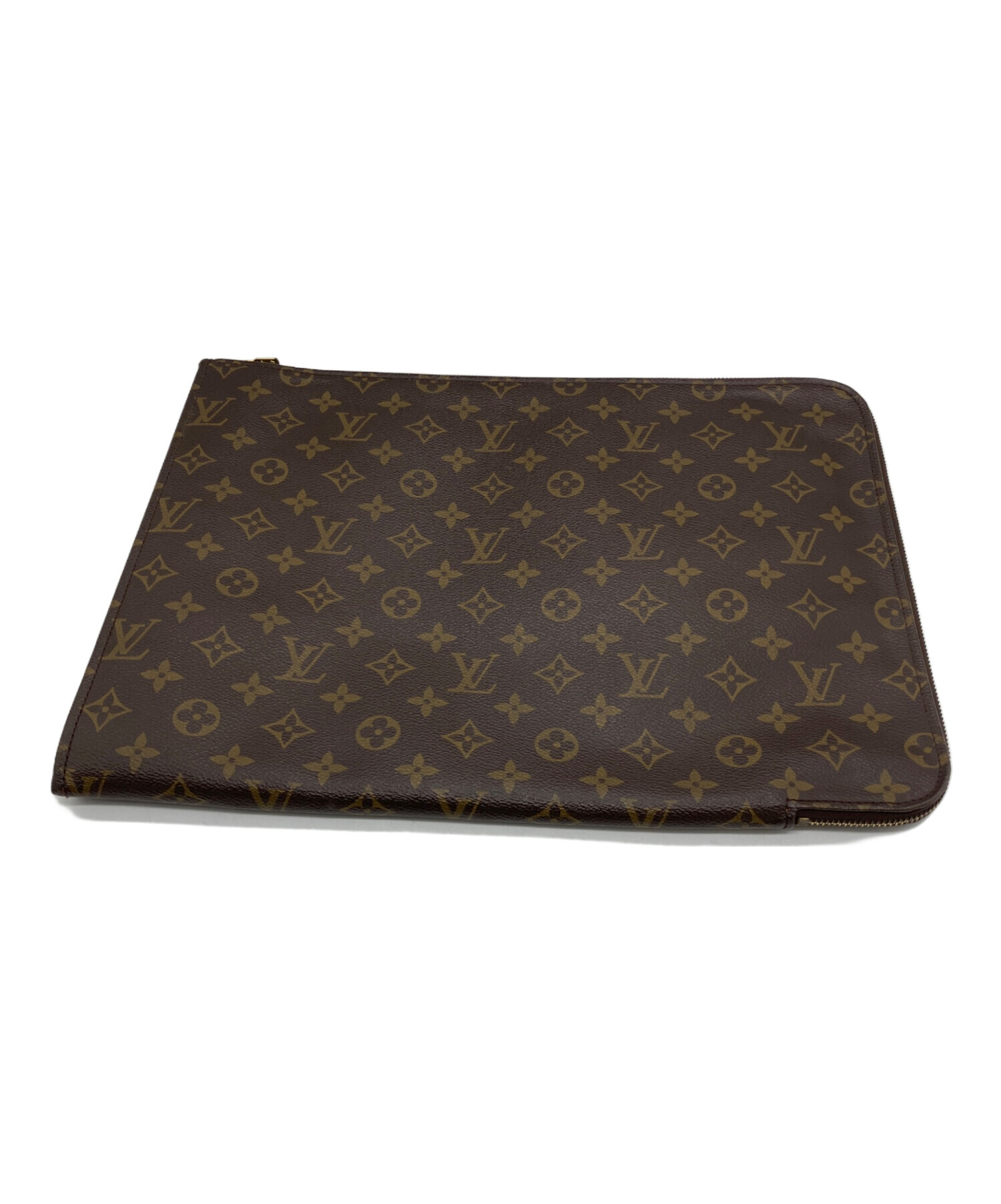 美品❣️Louis Vuittonモノグラム　クラッチバック大きめ　パソコンケース 中古・古着通販】LOUIS VUITTON (ルイ ヴィトン) クラッチバッグ