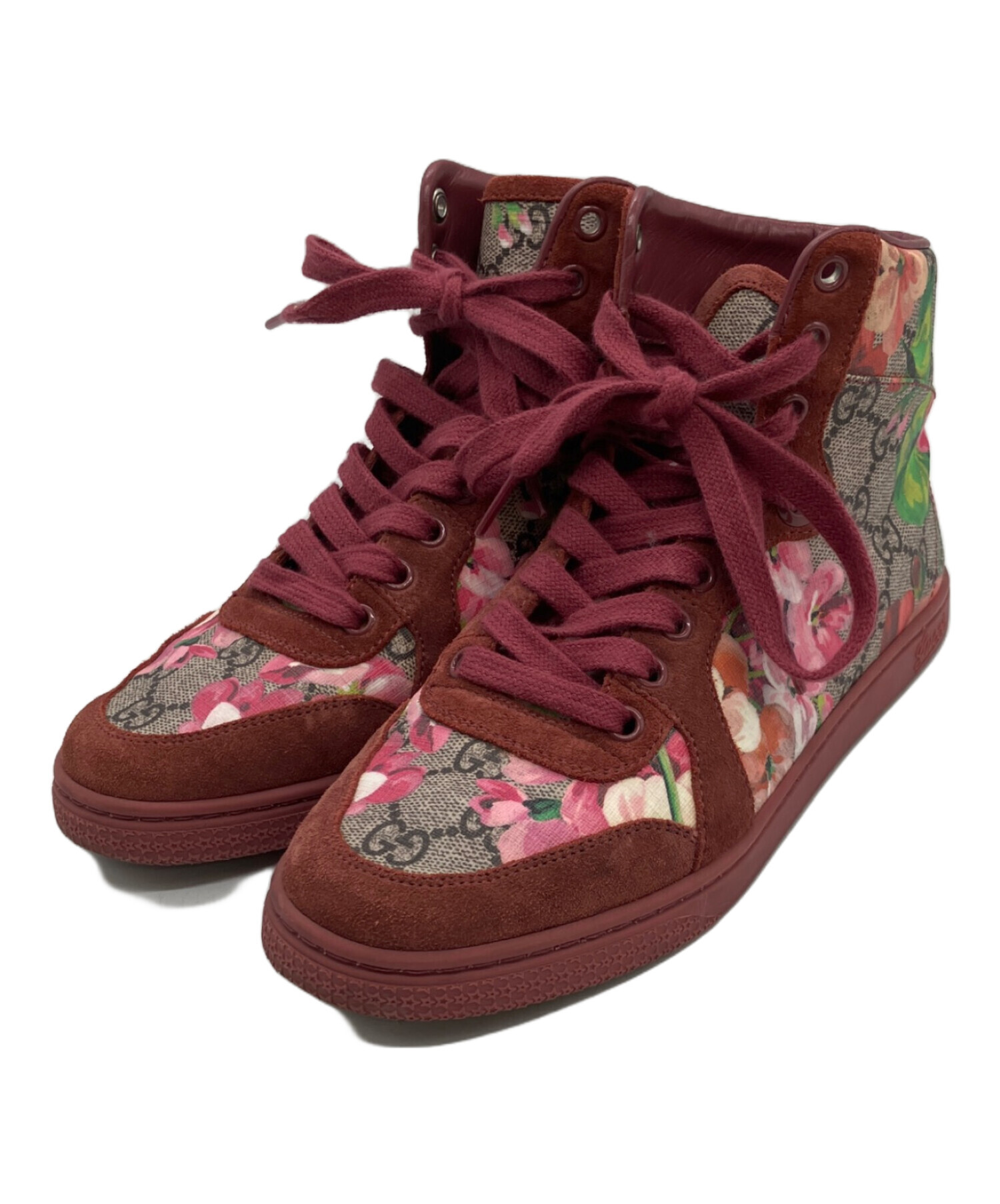 中古・古着通販】GUCCI (グッチ) ハイカットスニーカー マルチカラー