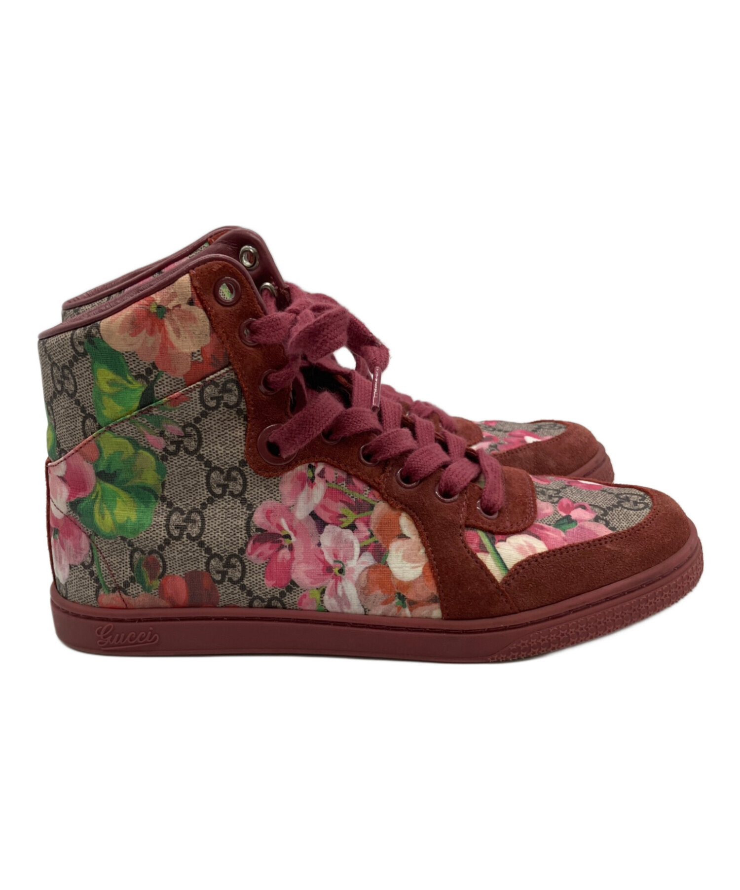 中古・古着通販】GUCCI (グッチ) ハイカットスニーカー マルチカラー 