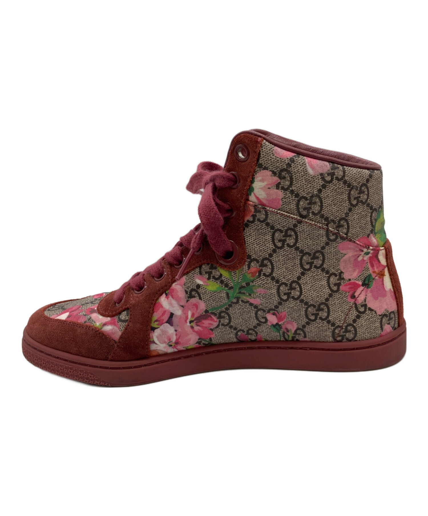 中古・古着通販】GUCCI (グッチ) ハイカットスニーカー マルチカラー 