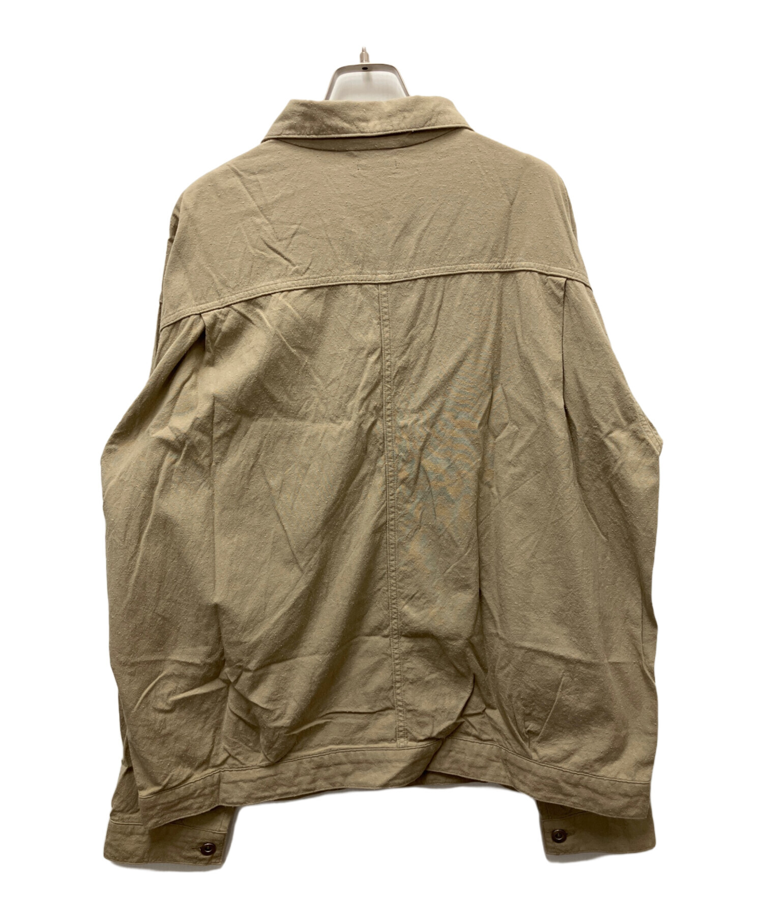 中古・古着通販】leno (リノ) シャツジャケット ベージュ サイズ:SIZE 