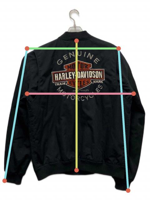 中古・古着通販】HARLEY-DAVIDSON (ハーレーダビッドソン) 刺繍ジップ