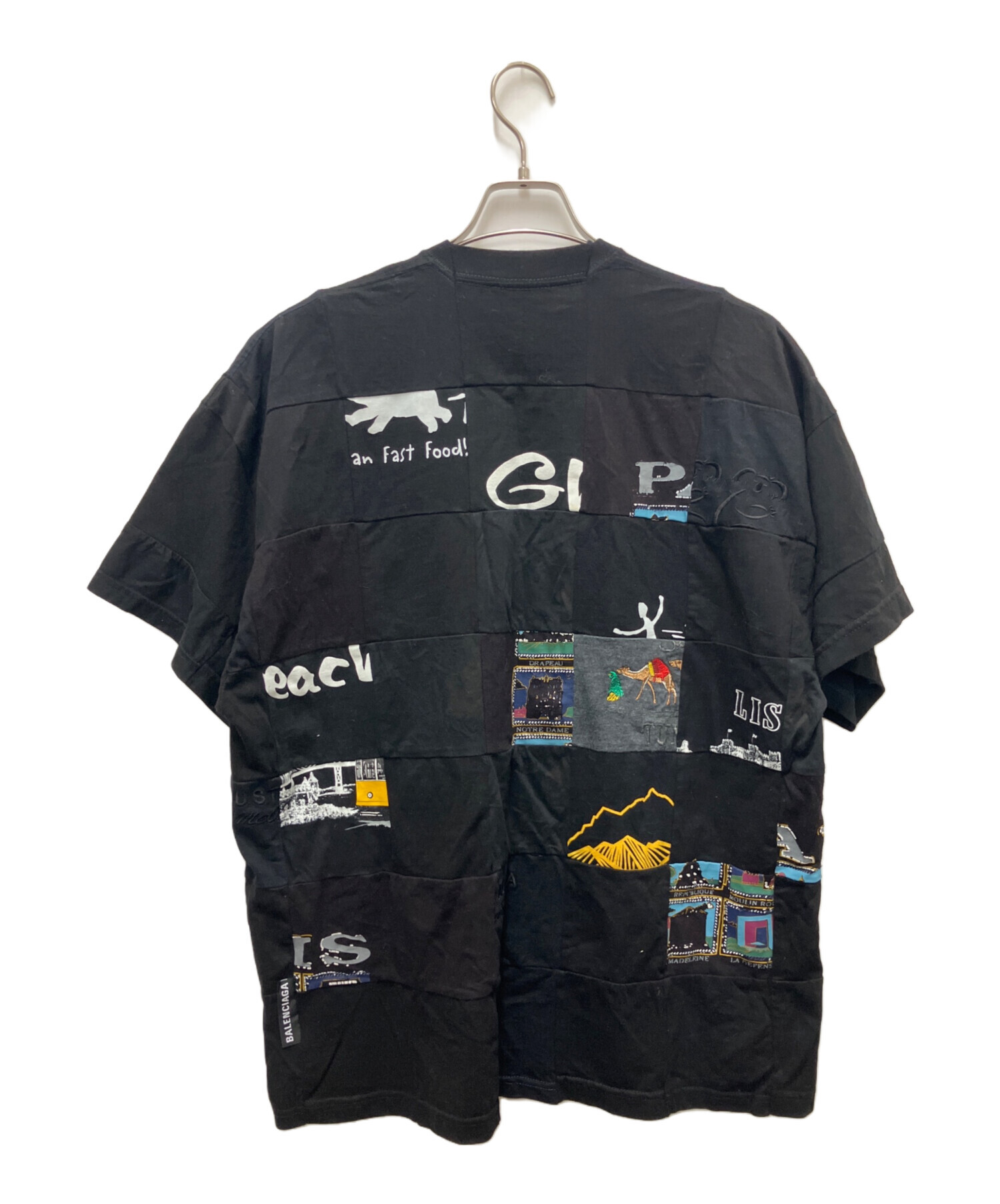 BALENCIAGA パッチワーク Tシャツ BALENCIAGA 限定アイテム / パッチワーク ロゴ Tシャツ (BALENCIAGA/T