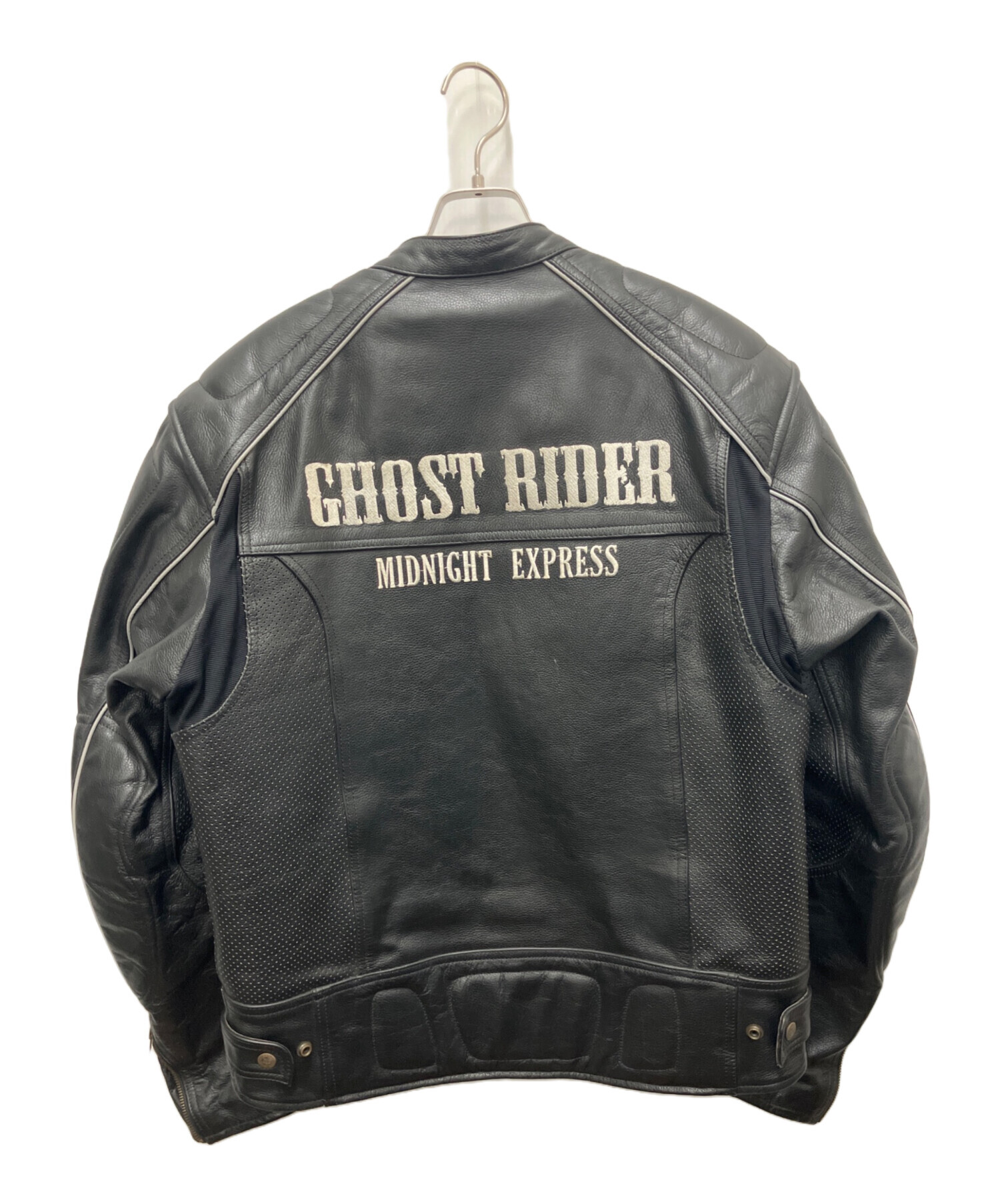 中古・古着通販】GOOD LUCK (グッドラック) レザージャケット ブラック