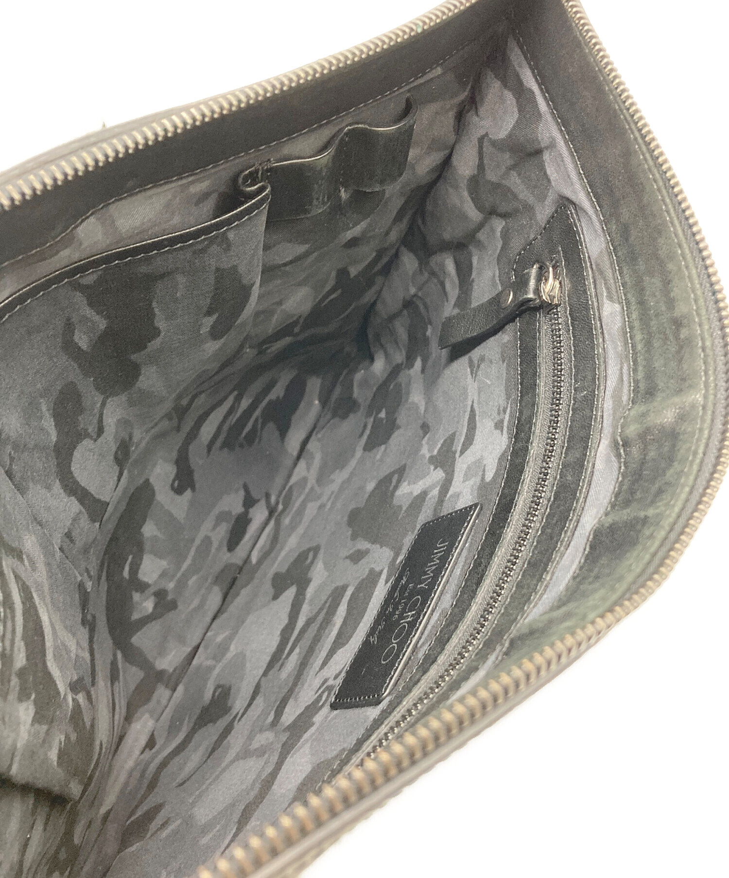 中古・古着通販】JIMMY CHOO (ジミーチュウ) スタッズクラッチバッグ