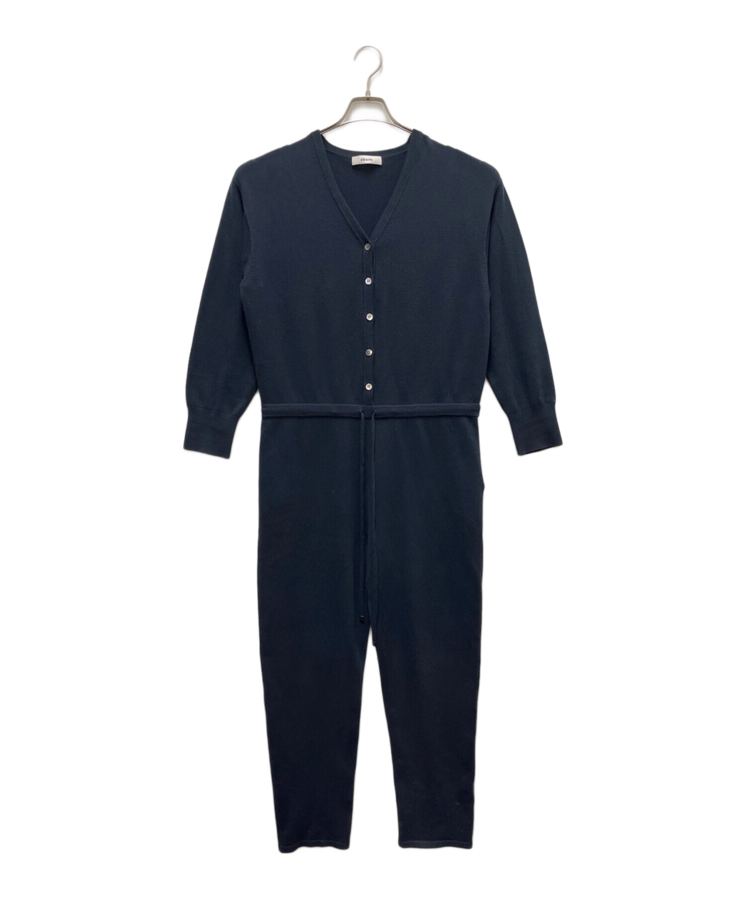 ebure　エブール オールインワン サロペット 中古・古着通販】EBURE (エブール) サロペット ネイビー サイズ:SIZE M