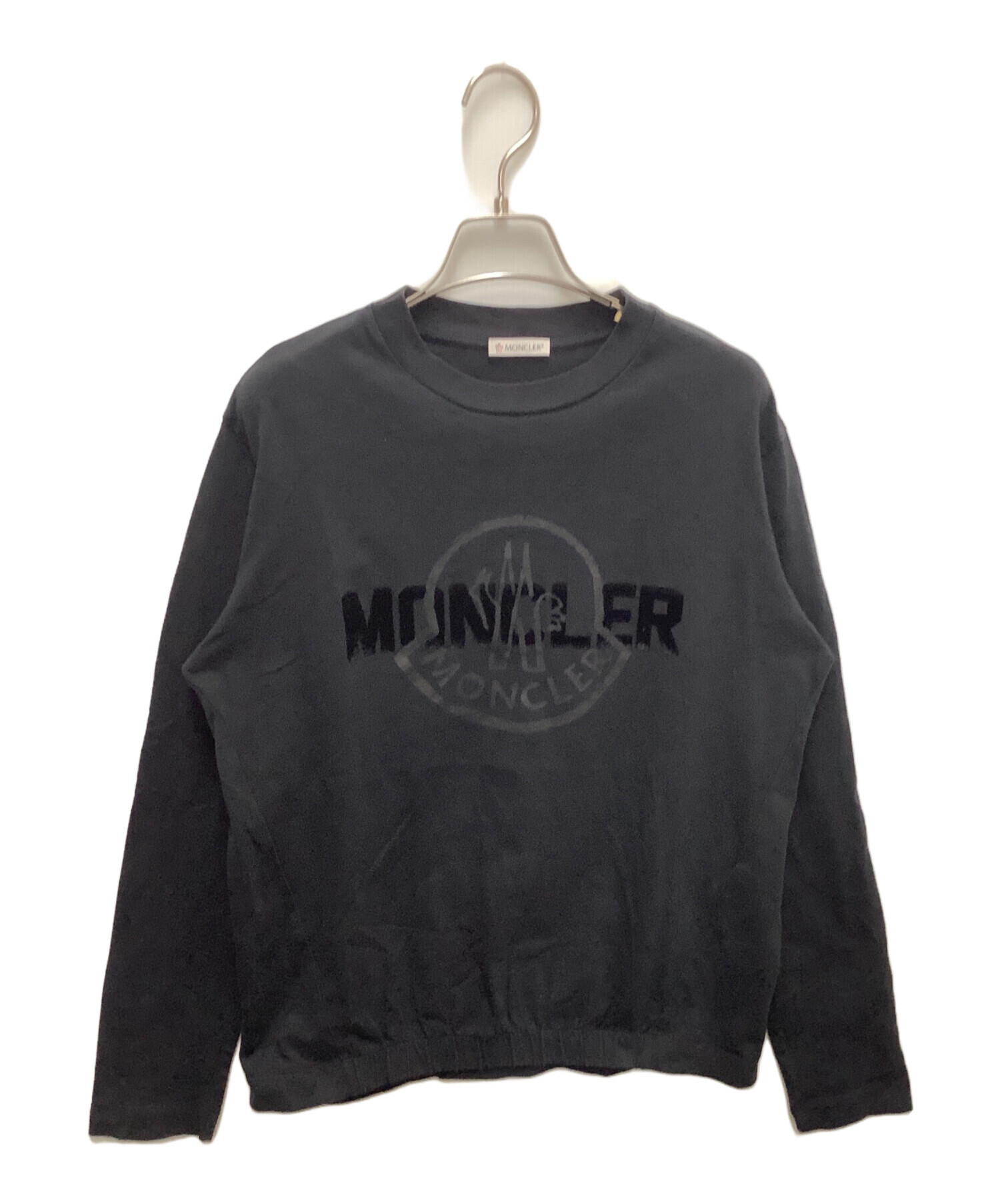 中古・古着通販】MONCLER (モンクレール) 長袖カットソー ブラック 