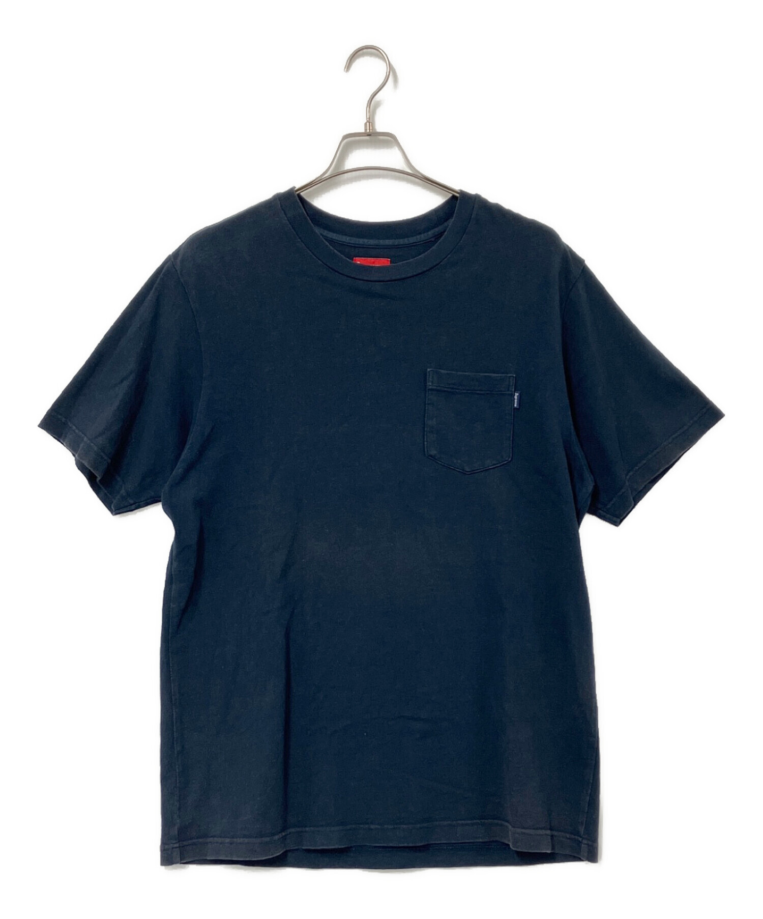 中古・古着通販】SUPREME (シュプリーム) 半袖カットソー ネイビー