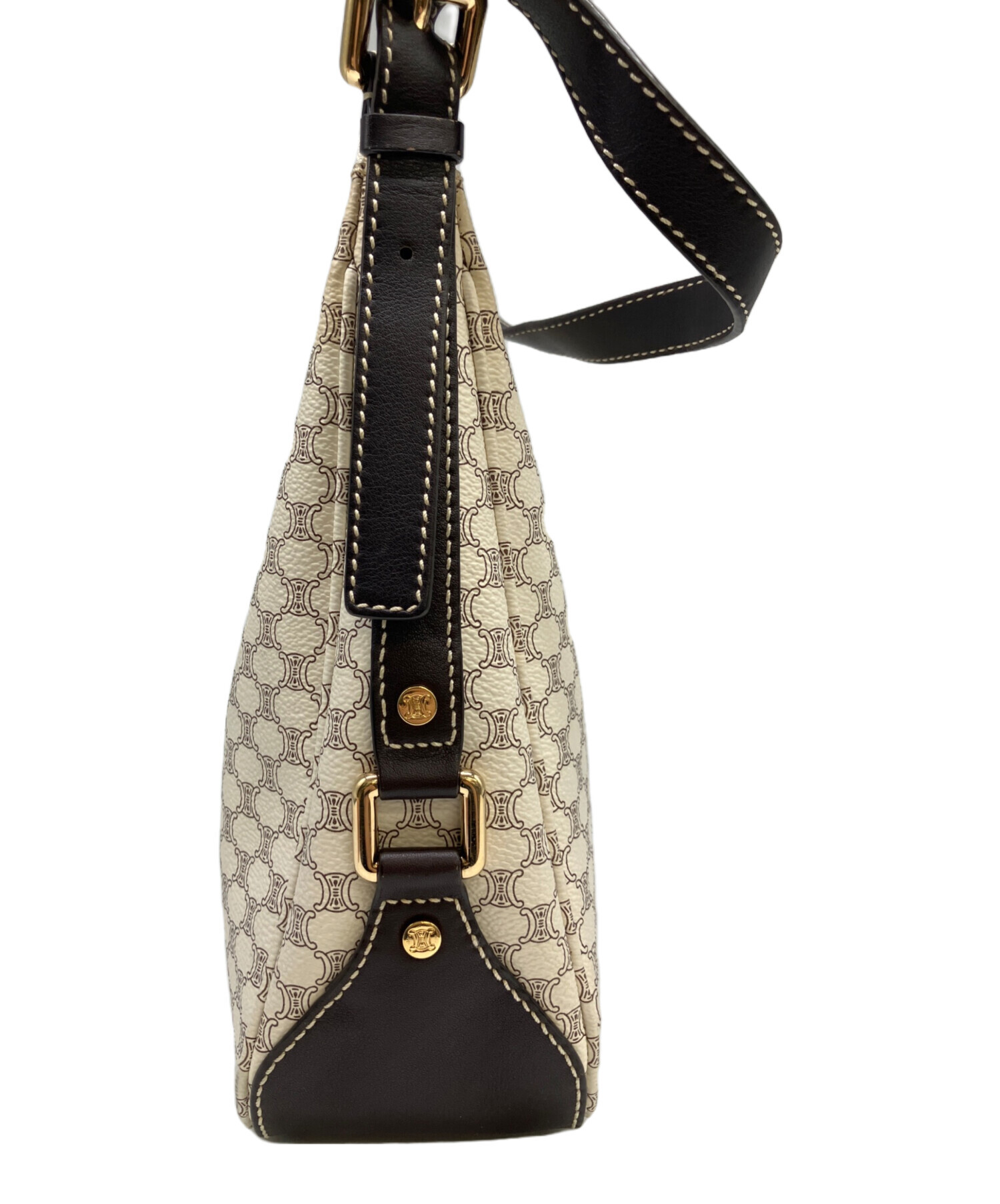 中古・古着通販】CELINE (セリーヌ) ショルダーバッグ ホワイト