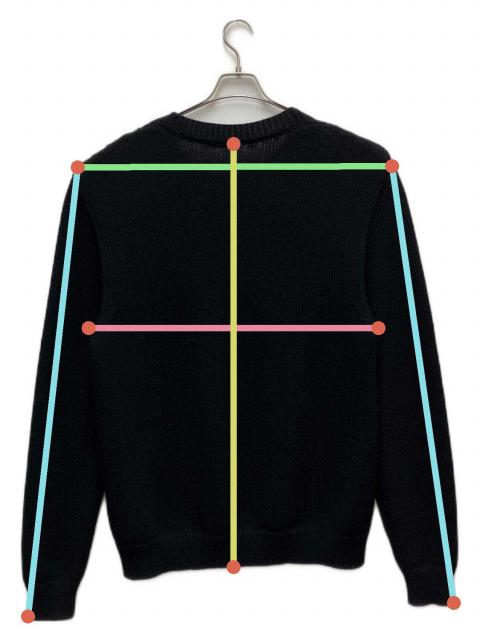 【瀬戸大橋店】 中古 BALMAIN | バルマン ウール ニット - ブラック サイズ：38 【112】 BALMAIN - 【瀬戸大橋店】 中古 BALMAIN | バルマン ウール ニット