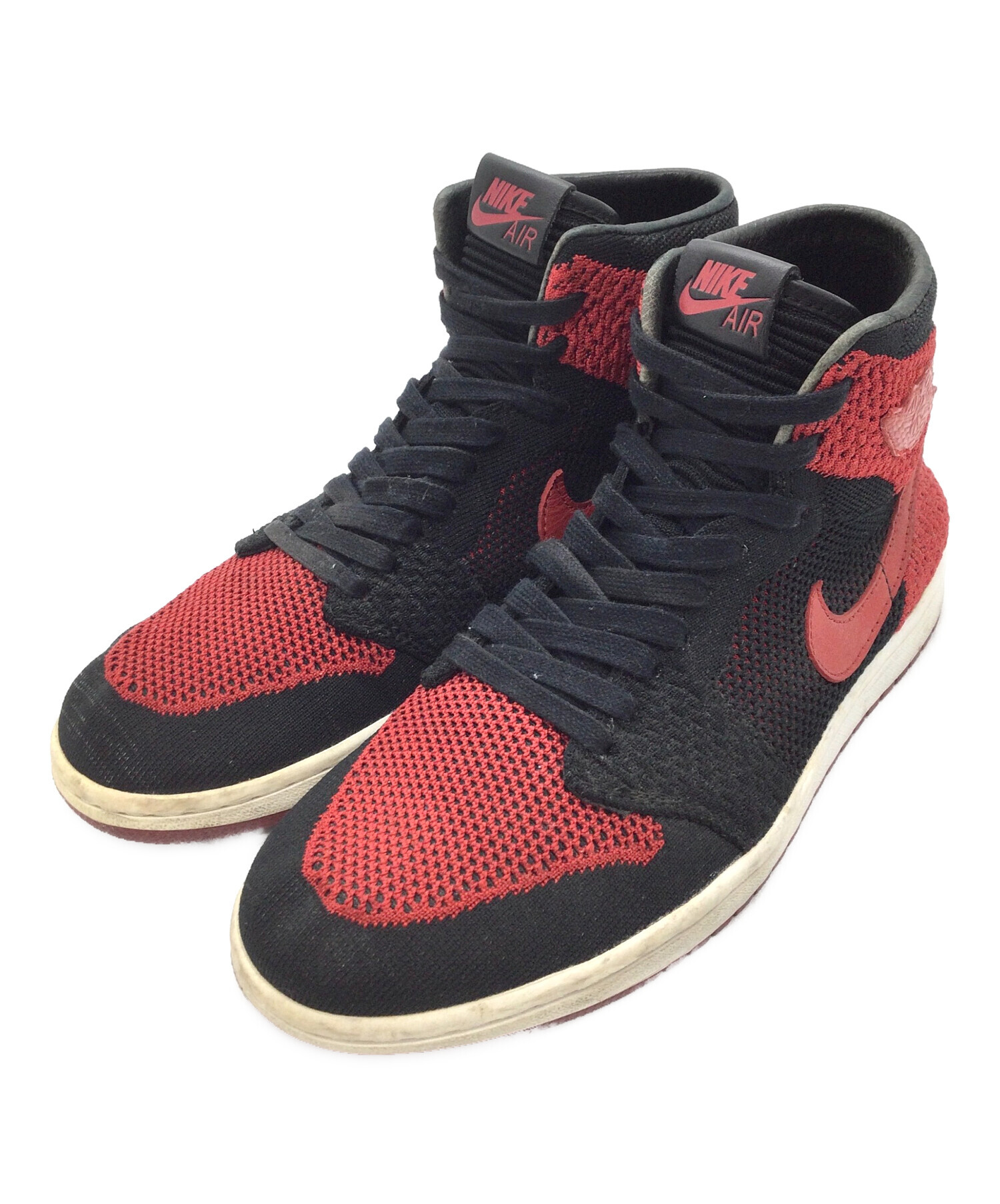 中古・古着通販】NIKE (ナイキ) AIR JORDAN 1 RETRO HIGH FLYKNIT BRED