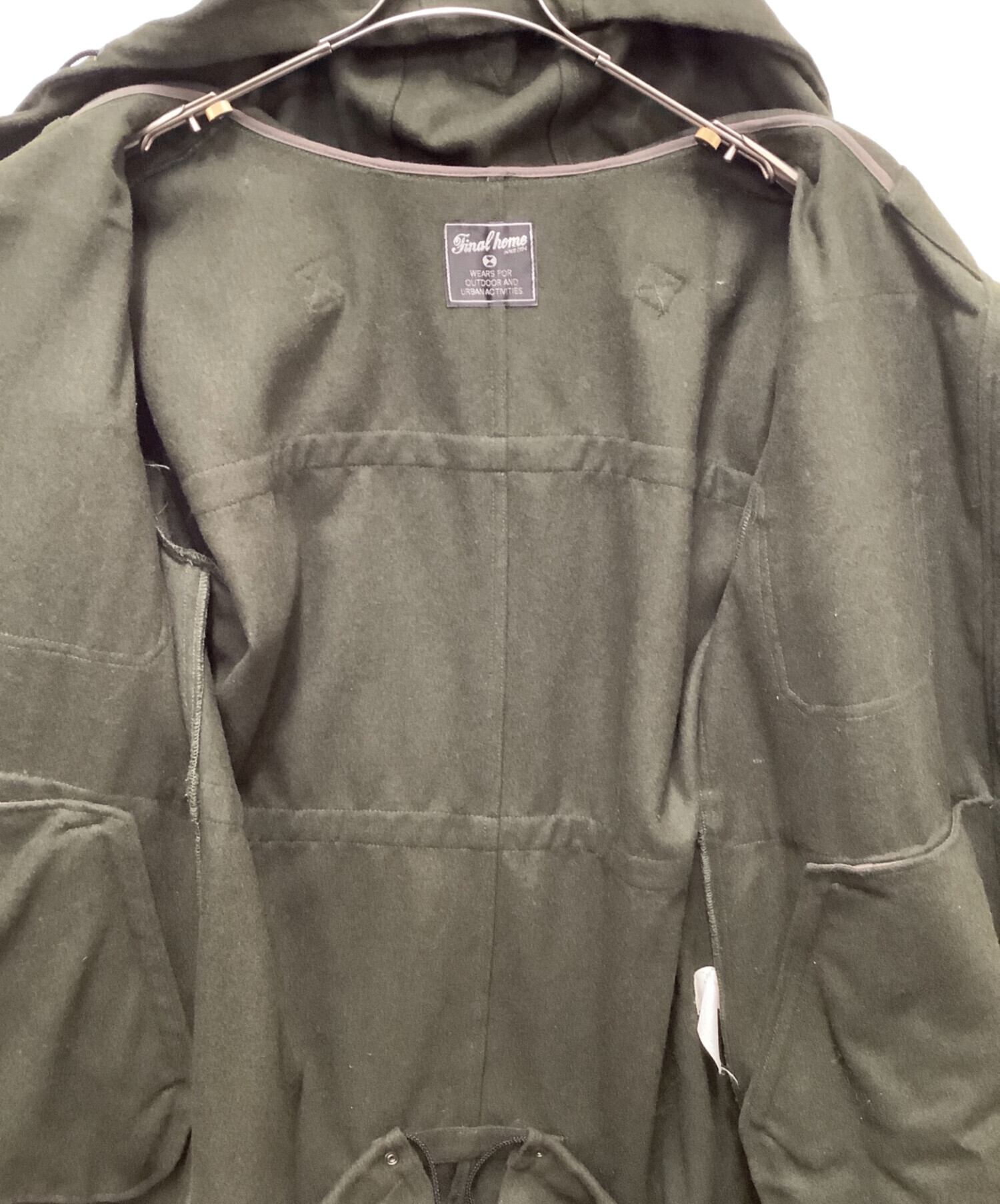 中古・古着通販】FINAL HOME (ファイナルホーム) 多重ジップモッズ