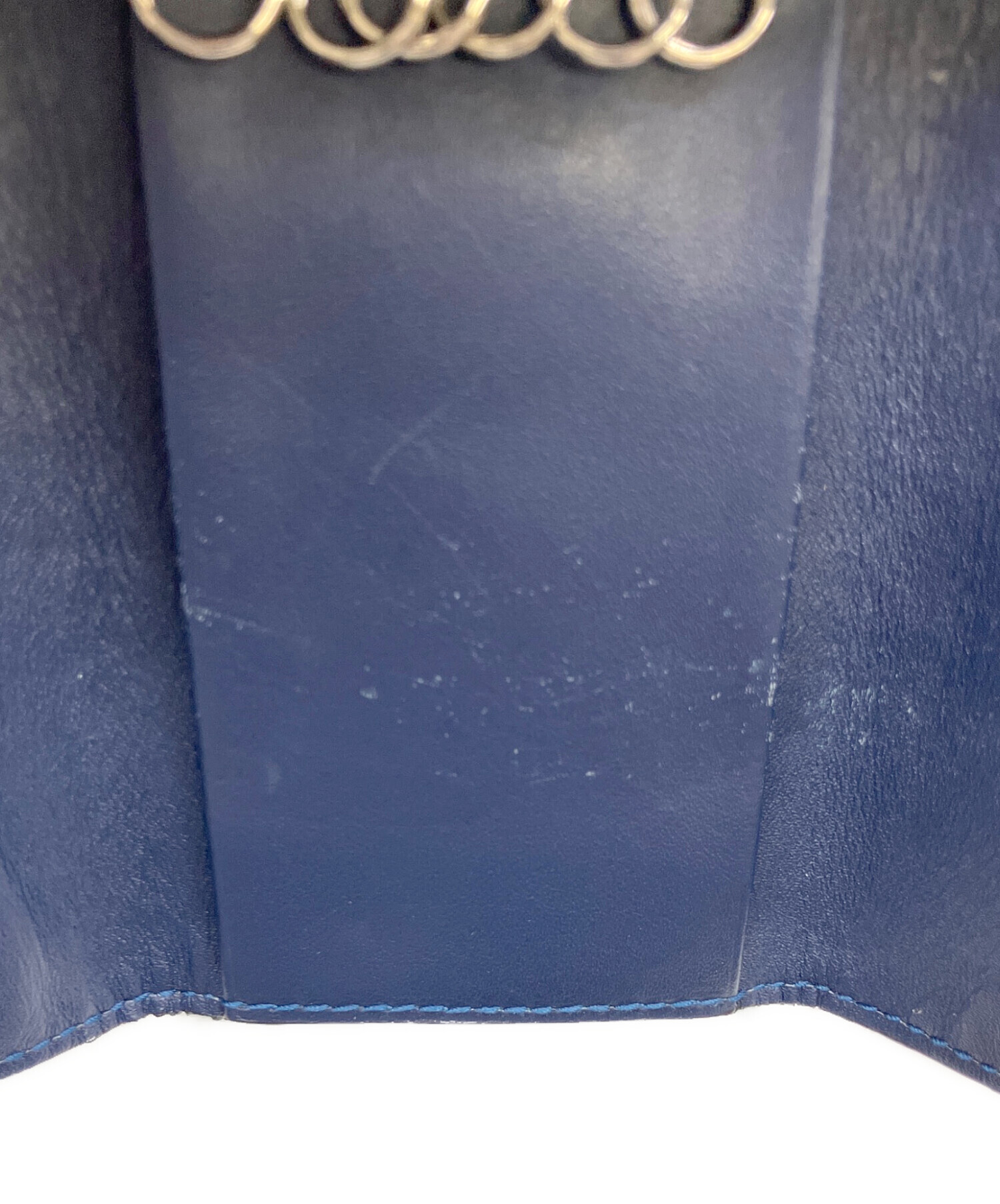 中古・古着通販】LOEWE (ロエベ) 6連キーケース アナグラム ネイビー