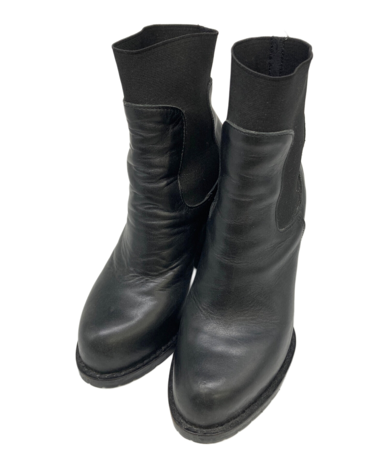 中古・古着通販】sacai (サカイ) サイドゴアブーツ ブラック サイズ  