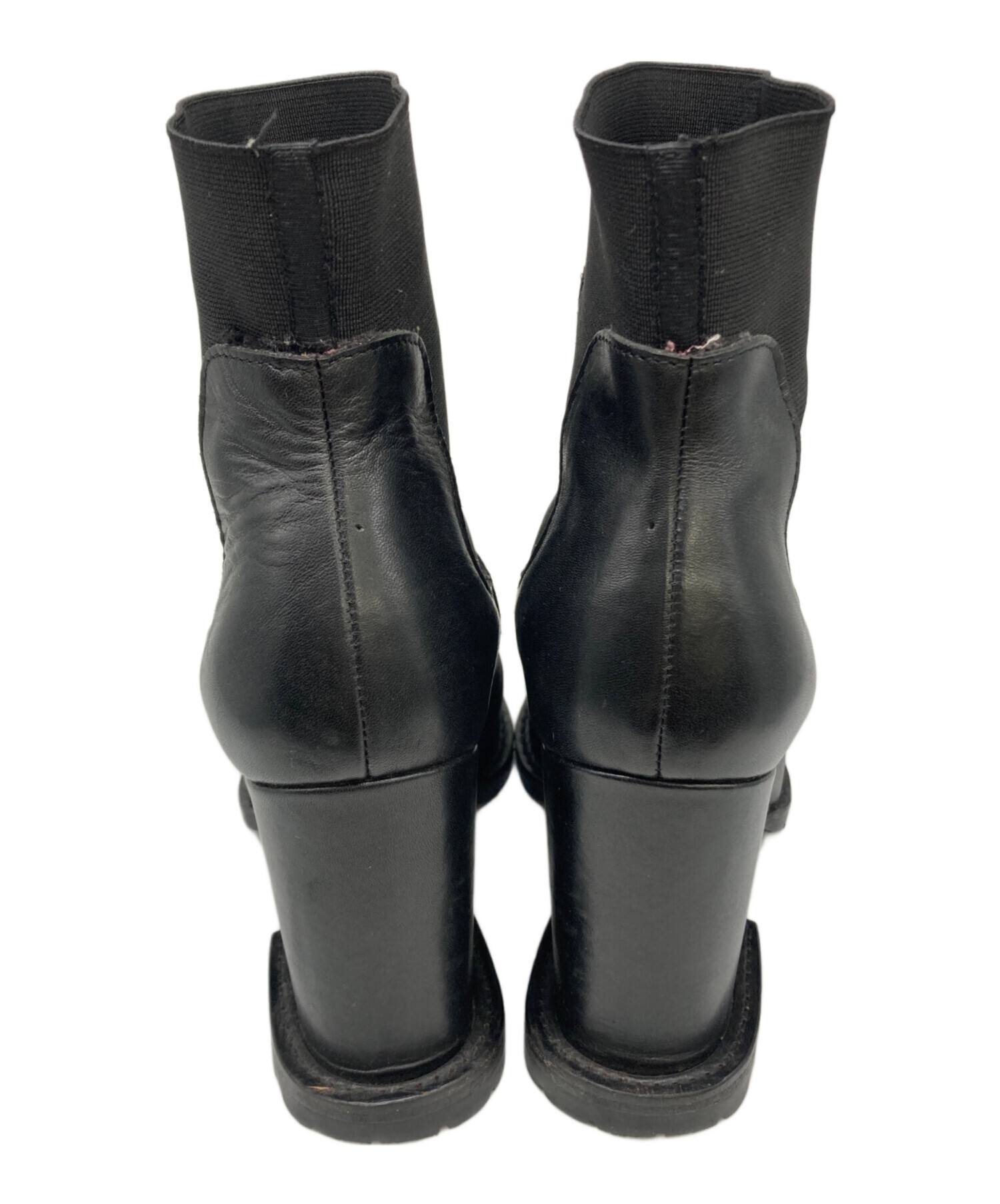中古・古着通販】sacai (サカイ) サイドゴアブーツ ブラック サイズ