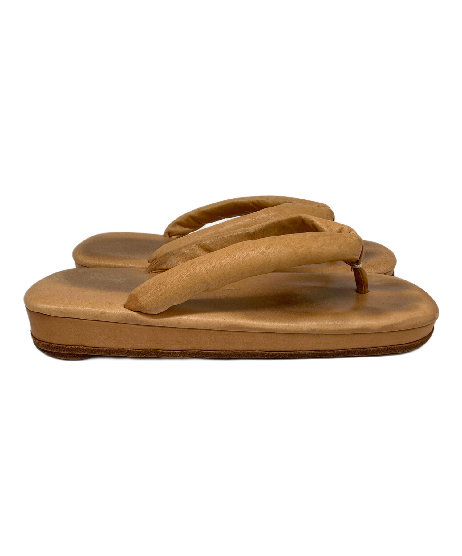 最終価格　Hender Scheme雪駄 size4 エンダースキーマ 革雪駄 中古・古着通販】HENDER SCHEME (エンダースキーマ) 雪駄サンダル