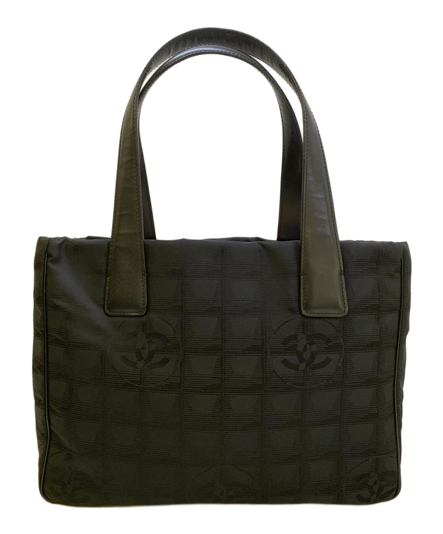 CHANEL シャネル  トートバッグ Chanel Deauville Large Tote チェーン付 デニム トートバッグ (CHANEL