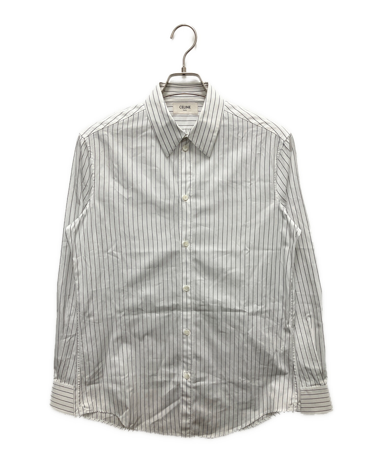 中古・古着通販】CELINE (セリーヌ) 長袖シャツ ホワイト サイズ:SIZE