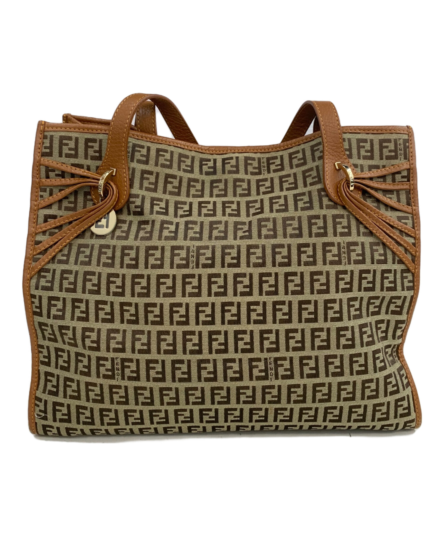中古・古着通販】FENDI (フェンディ) トートバッグ ズッカ ベージュ 