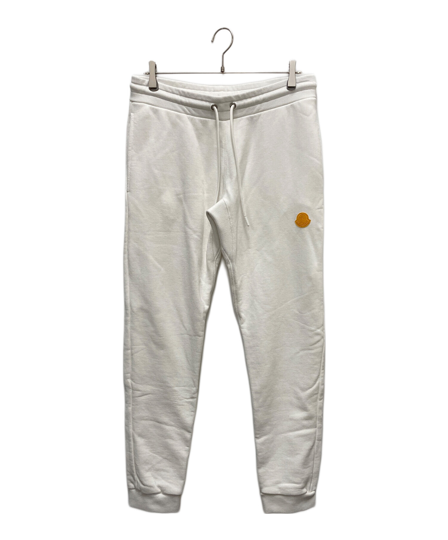 中古・古着通販】MONCLER (モンクレール) スウェットパンツ ホワイト 