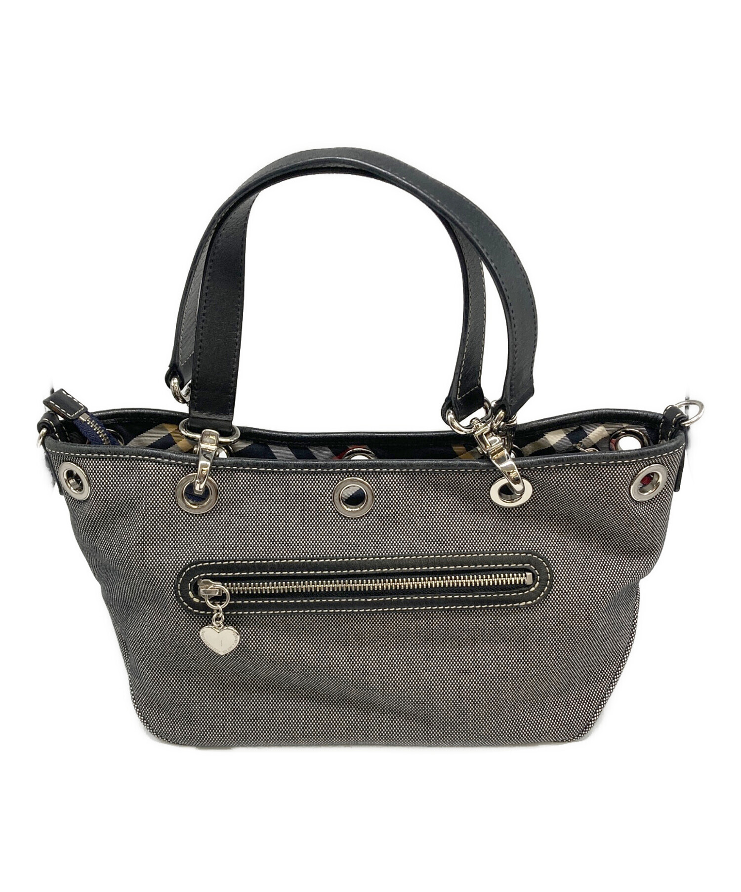 美品】 バーバリー ショルダーバッグ 2way ノバチェック ブルー