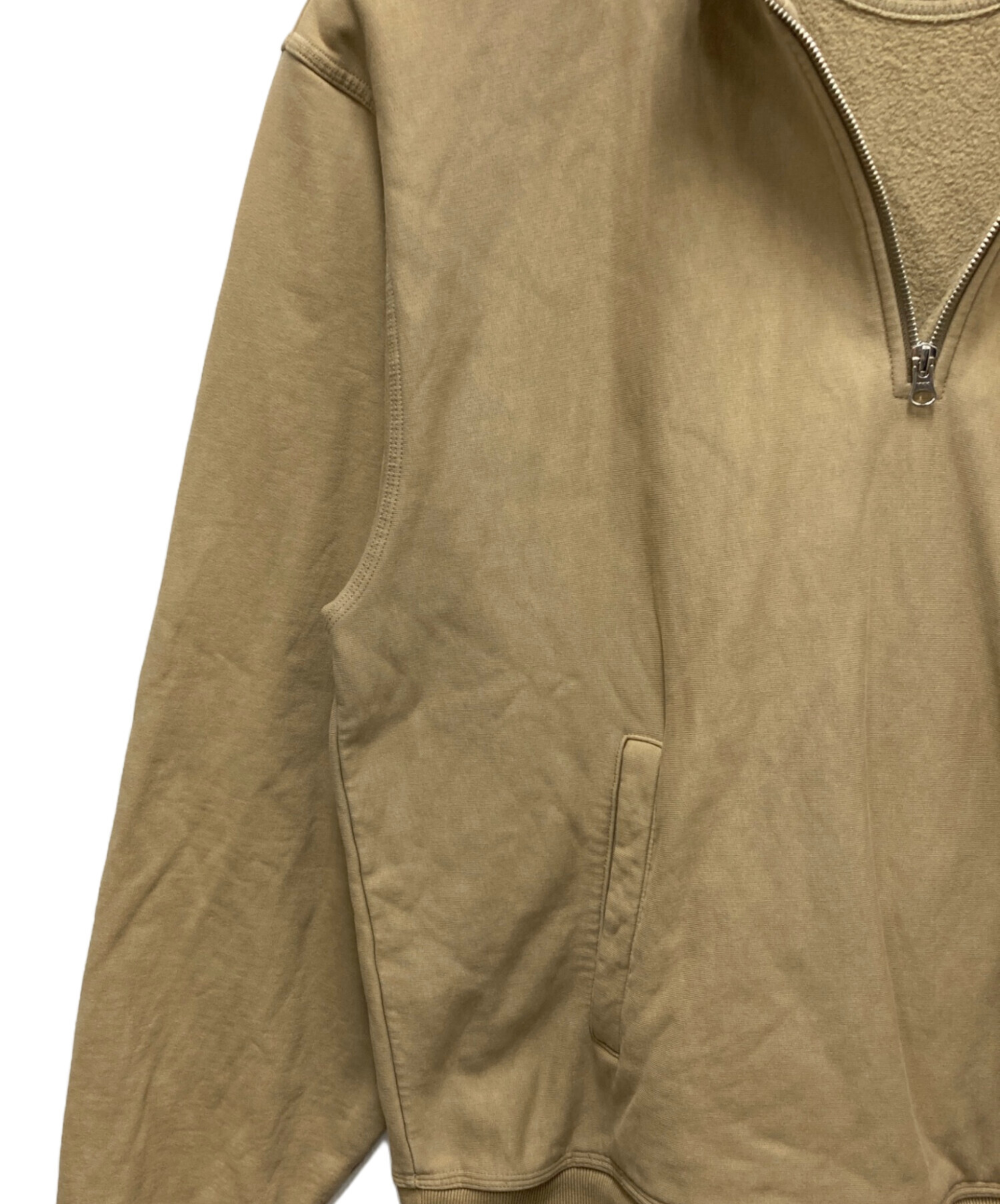 中古・古着通販stussy ステューシー ハーフジップ スウェット ベージュ 