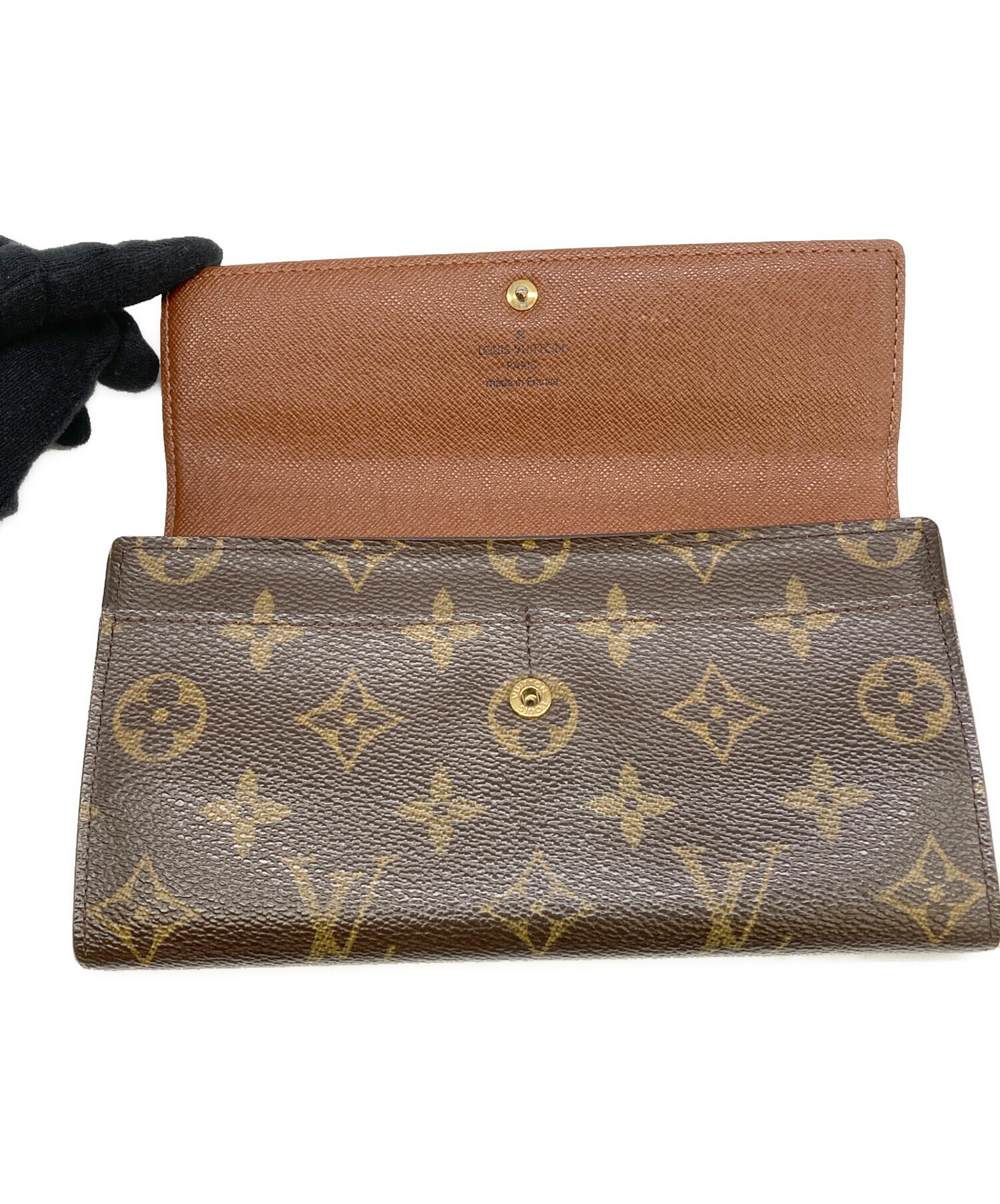 長財布 VUITTON ルイヴィトン ポルト クレディ モネ M61725 ポシェット