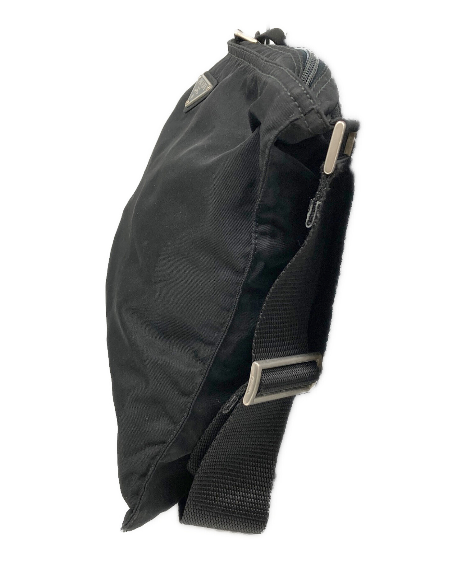 【お値下げ中】PRADA　ナイロンショルダーバッグ 中古・古着通販】PRADA (プラダ) ナイロンショルダーバッグ ピンク