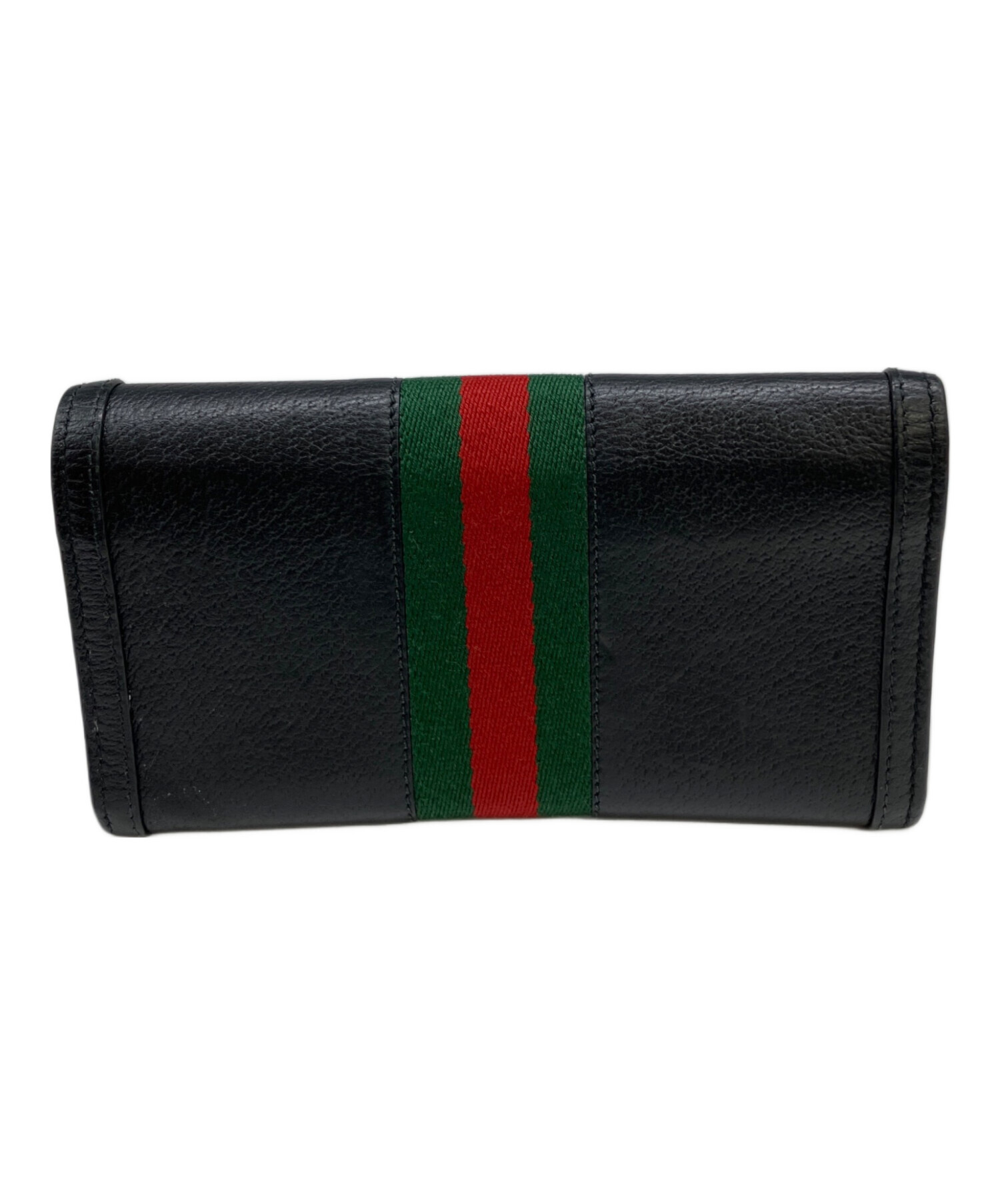 中古・古着通販】GUCCI (グッチ) 長財布 オフィディア ブラック 