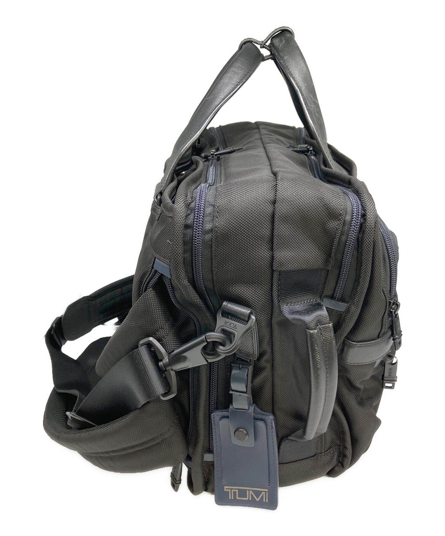 美品 TUMI トゥミ ALPHA2 ブリーフケー ブラック 2WAY 中古・古着通販】TUMI (トゥミ) ALPHA 2 2WAYブリーフケース ブラック