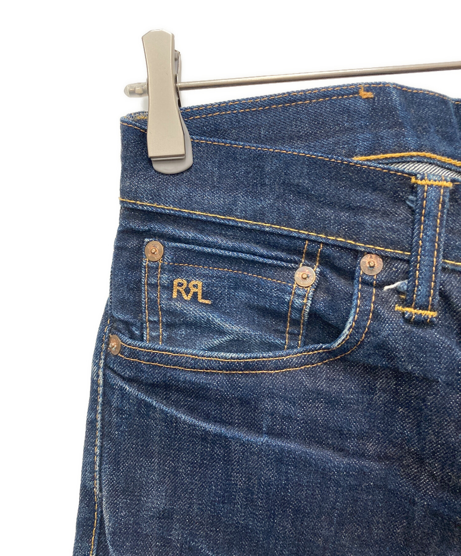 中古・古着通販】RRL (ダブルアールエル) ストレートデニムパンツ