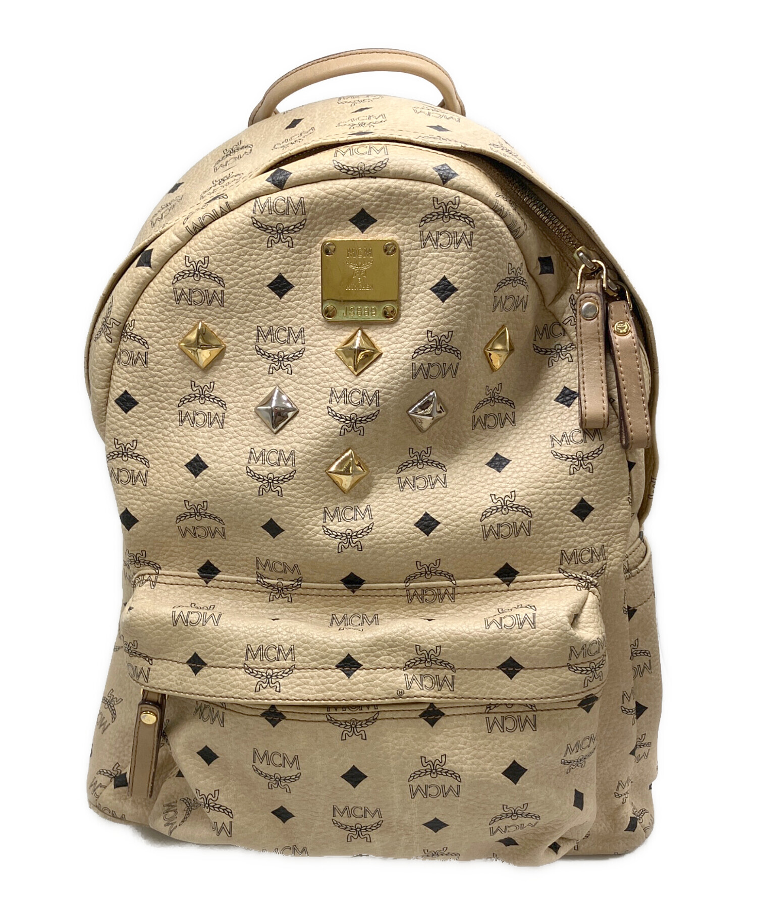 MCM ベージュリュック【正規品】 MCM ベージュリュック