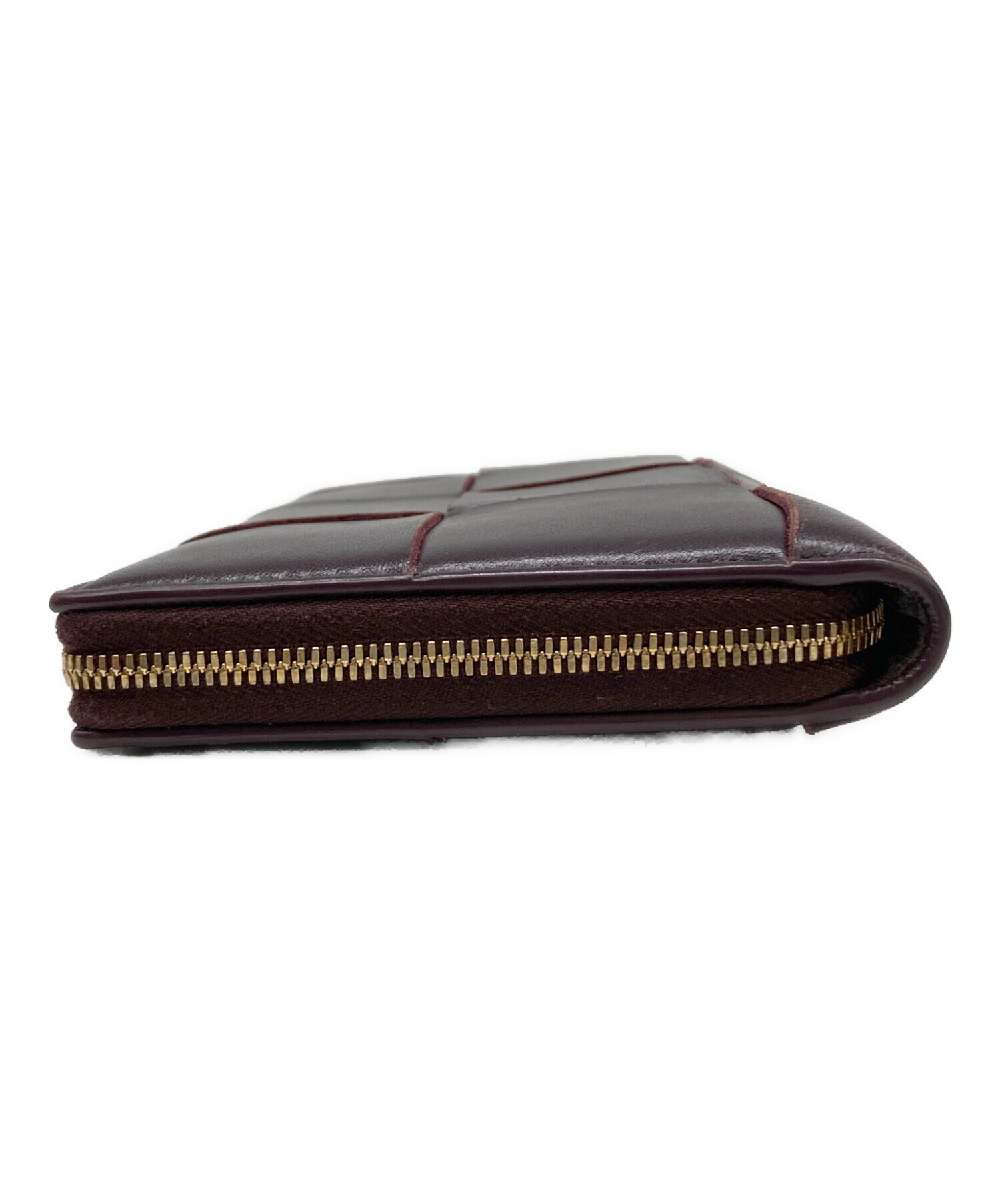 中古・古着通販】BOTTEGA VENETA (ボッテガベネタ) 長財布 ボルドー 