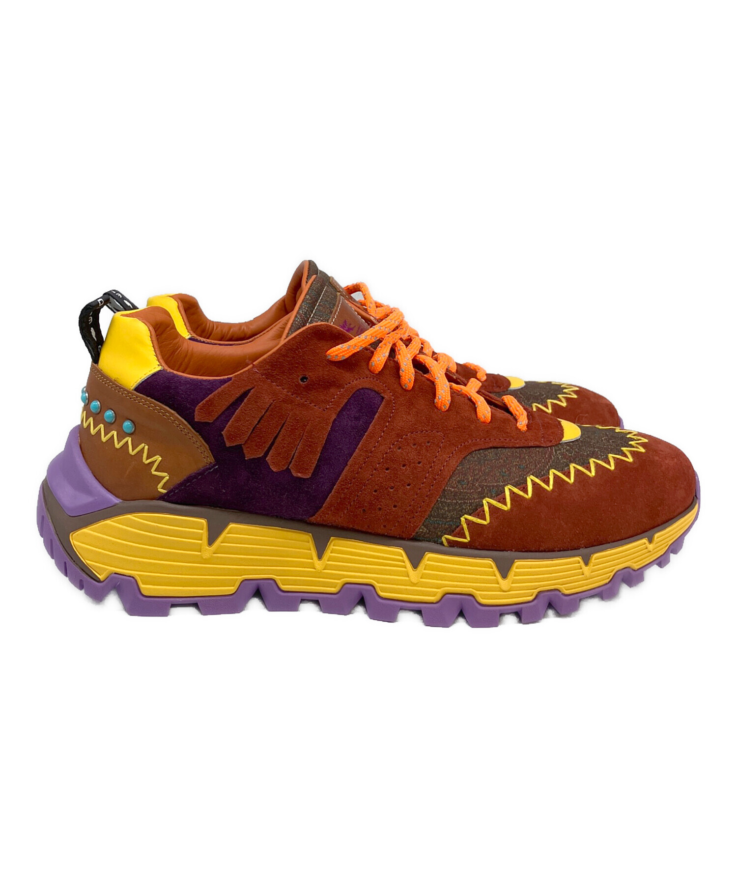 ETRO エトロ ローカットスニーカー ホワイト 12097 イタリア製 size:40 中古 中古・古着通販】ETRO (エトロ) アースビート ローカットスニーカー