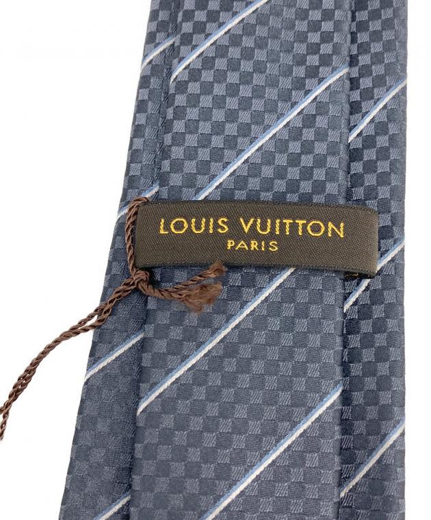 中古・古着通販】LOUIS VUITTON (ルイ ヴィトン) ネクタイ グレー
