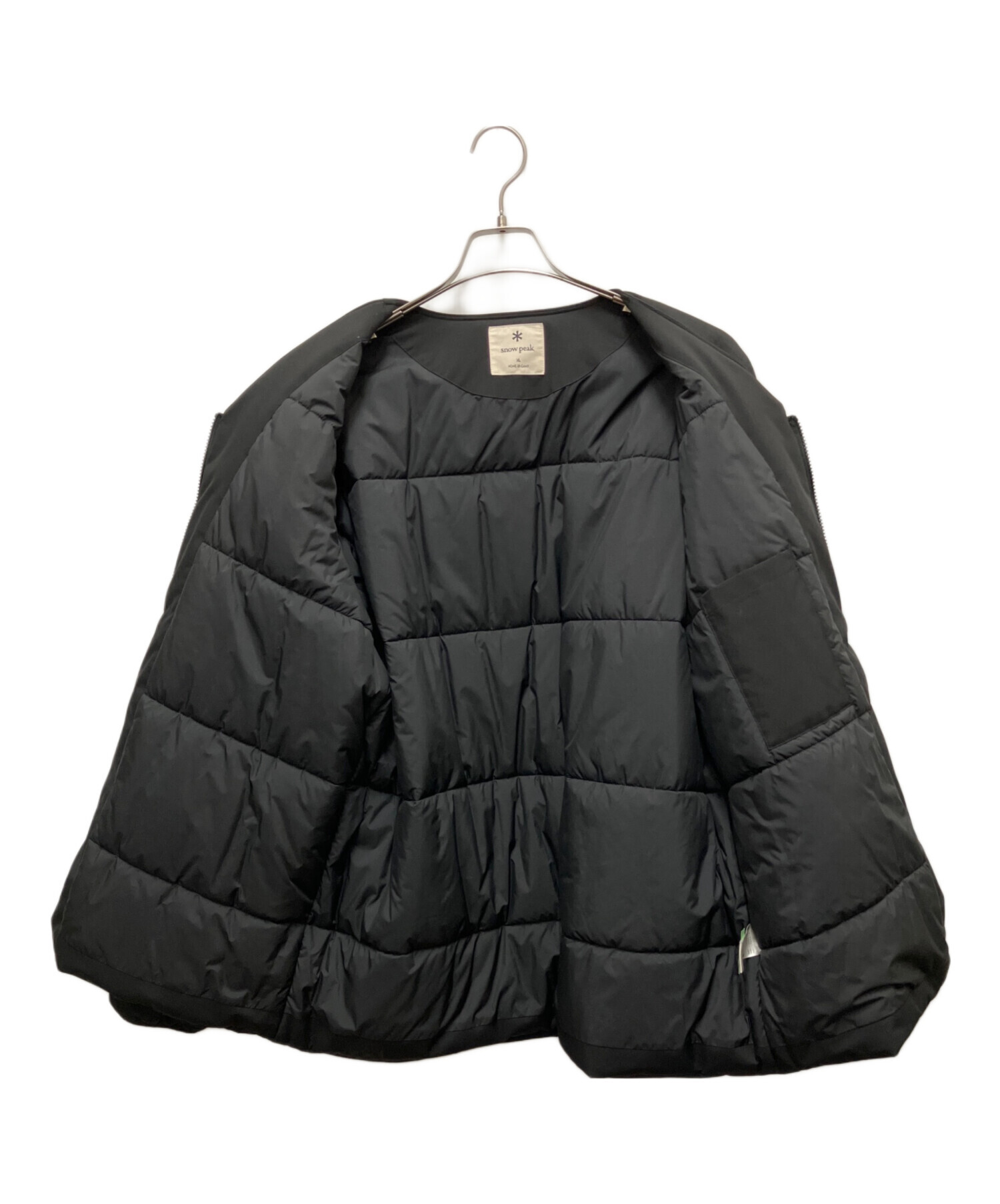 中古・古着通販】Snow peak (スノーピーク) 中綿ジャケット ブラック 