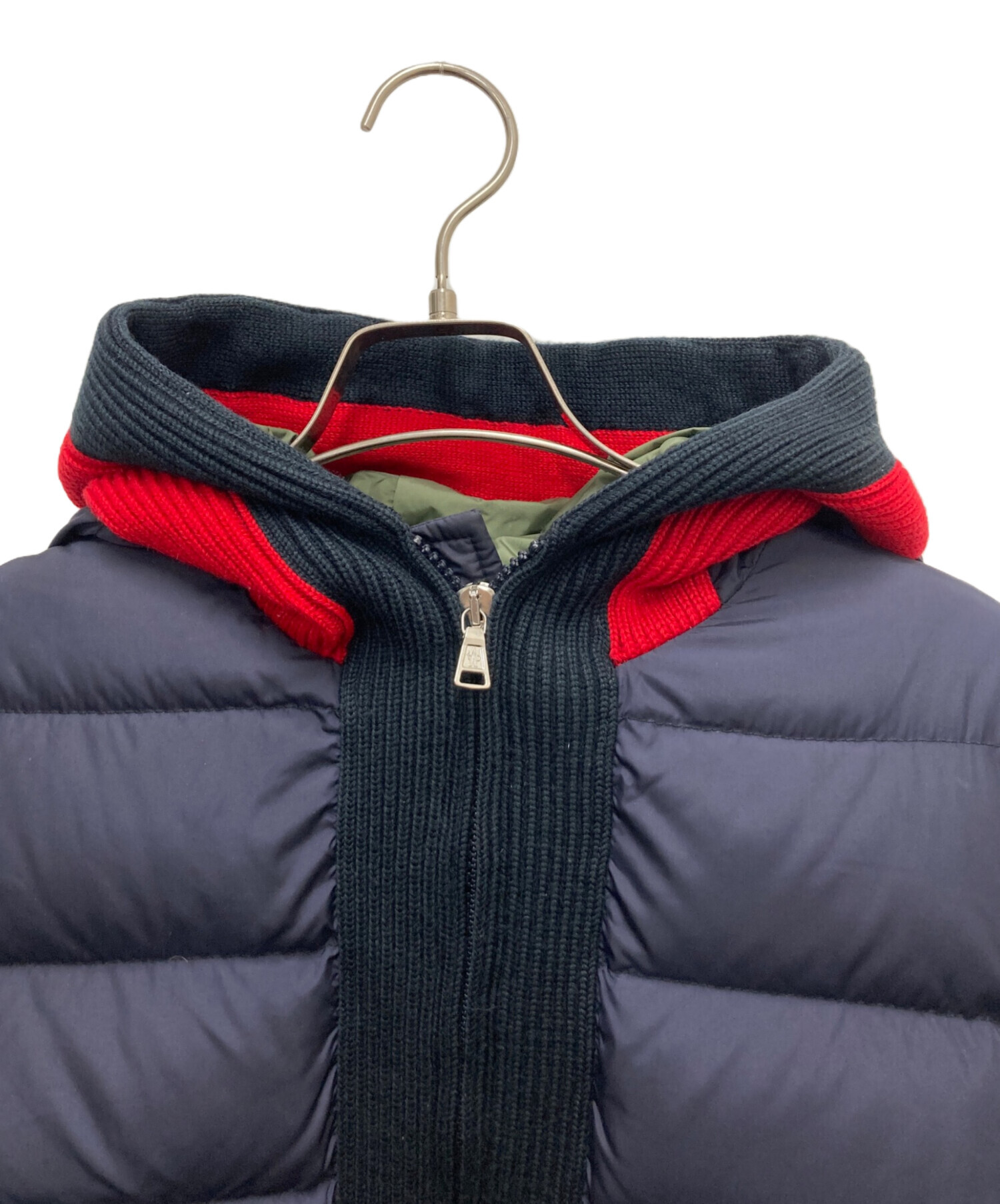 MONCLER ダウンジャケット レッド・ネイビー 中古・古着通販】MONCLER (モンクレール) MARTINIQUE（マルティニーク