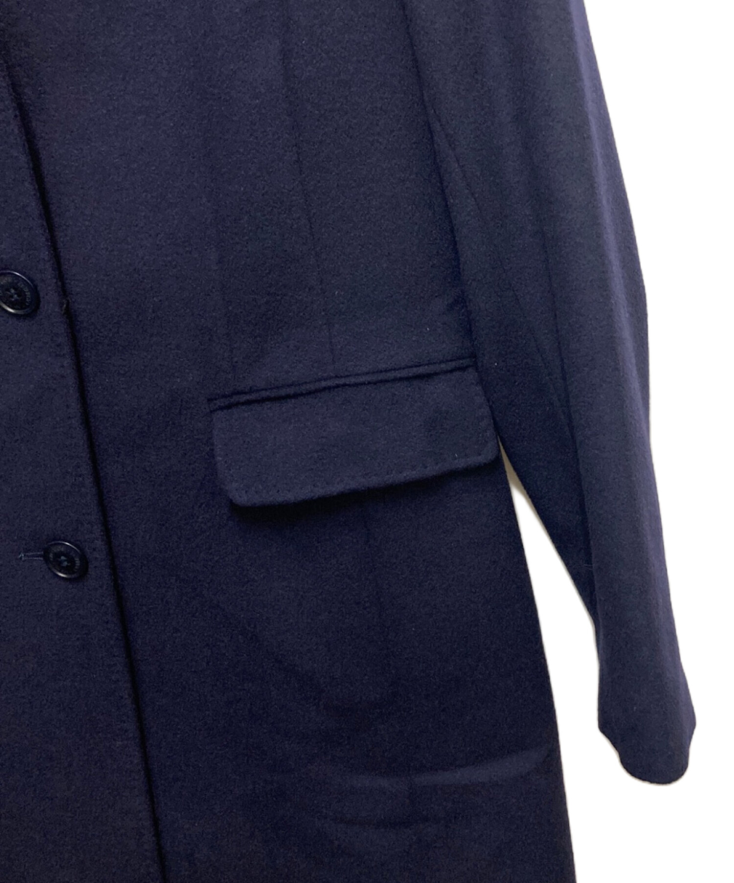 中古・古着通販】GOBI (ゴビ) カシミヤチェスターコート ネイビー