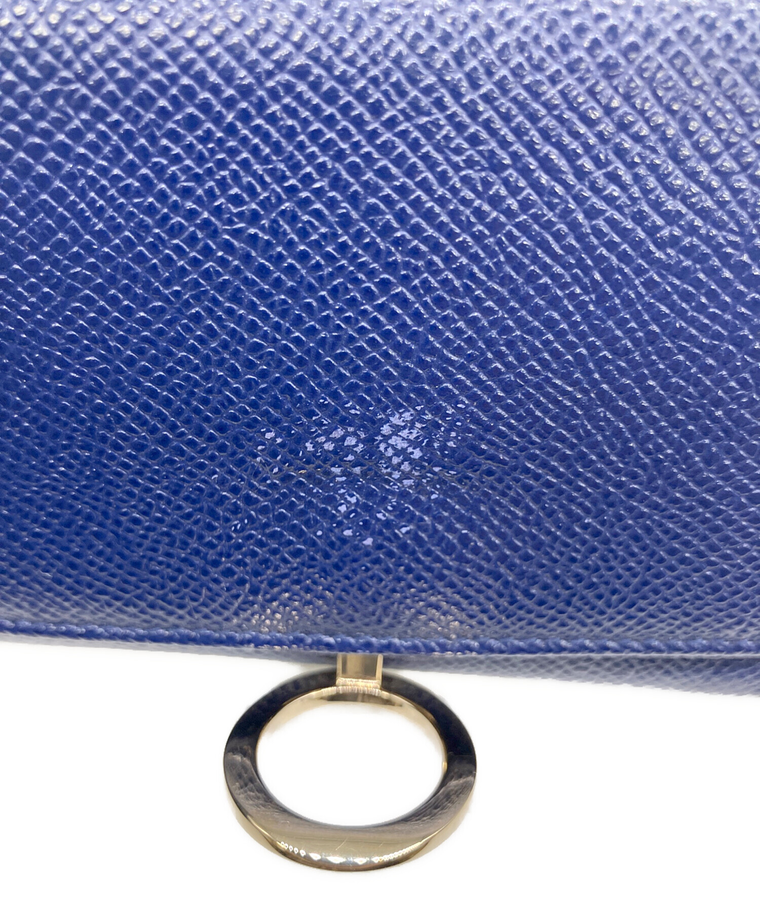 中古・古着通販】BVLGARI (ブルガリ) 名刺入れ パスケース ブルー  