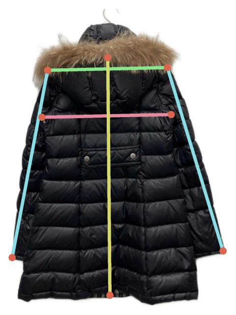 バーバリーロンドン ブルーレーベル　ラクーンファー　2way ダウンコート　38 中古・古着通販】BURBERRY BLUE LABEL (バーバリーロンドンブルー