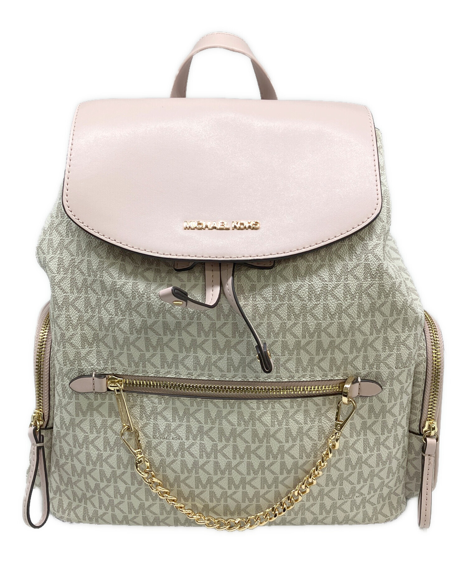 中古・古着通販】MICHAEL KORS (マイケル・コース) リュック ベージュ 