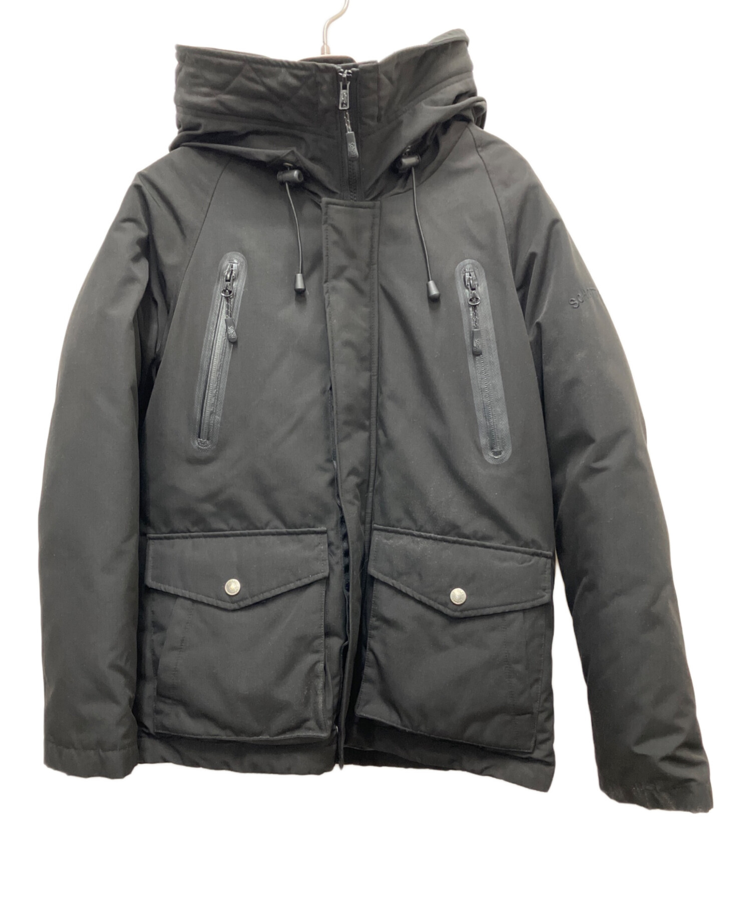 中古・古着通販】Schott (ショット) ダウンジャケット ブラック サイズ 