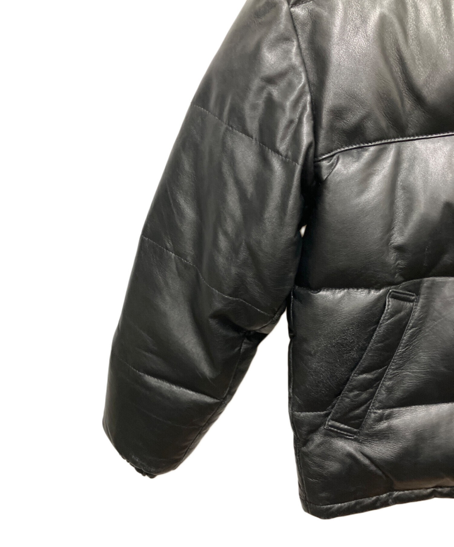中古・古着通販】Schott (ショット) グースダウンジャケット ブラック 