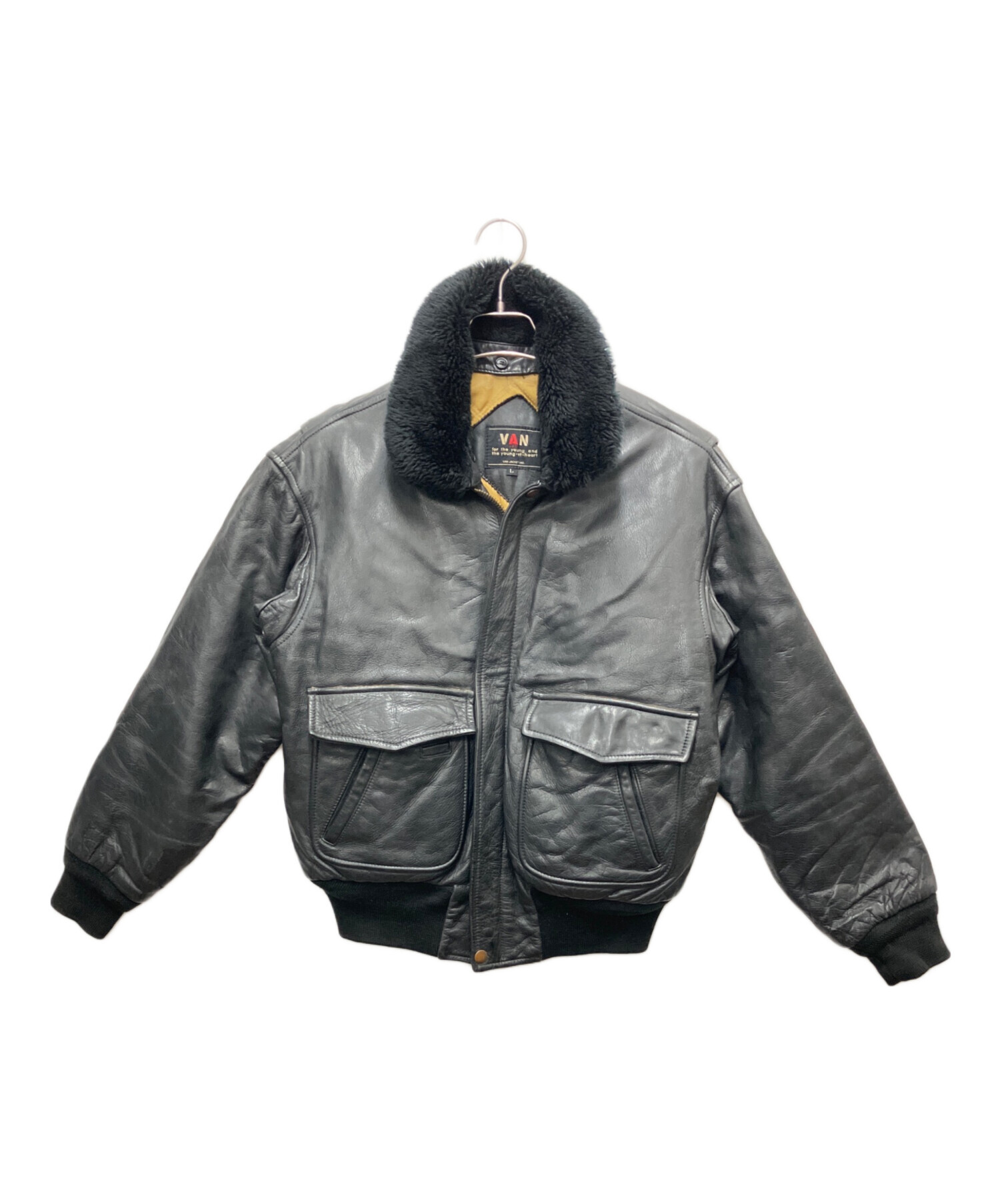 中古・古着通販】VAN JAC (ヴァン・ヂャケット) レザージャケット