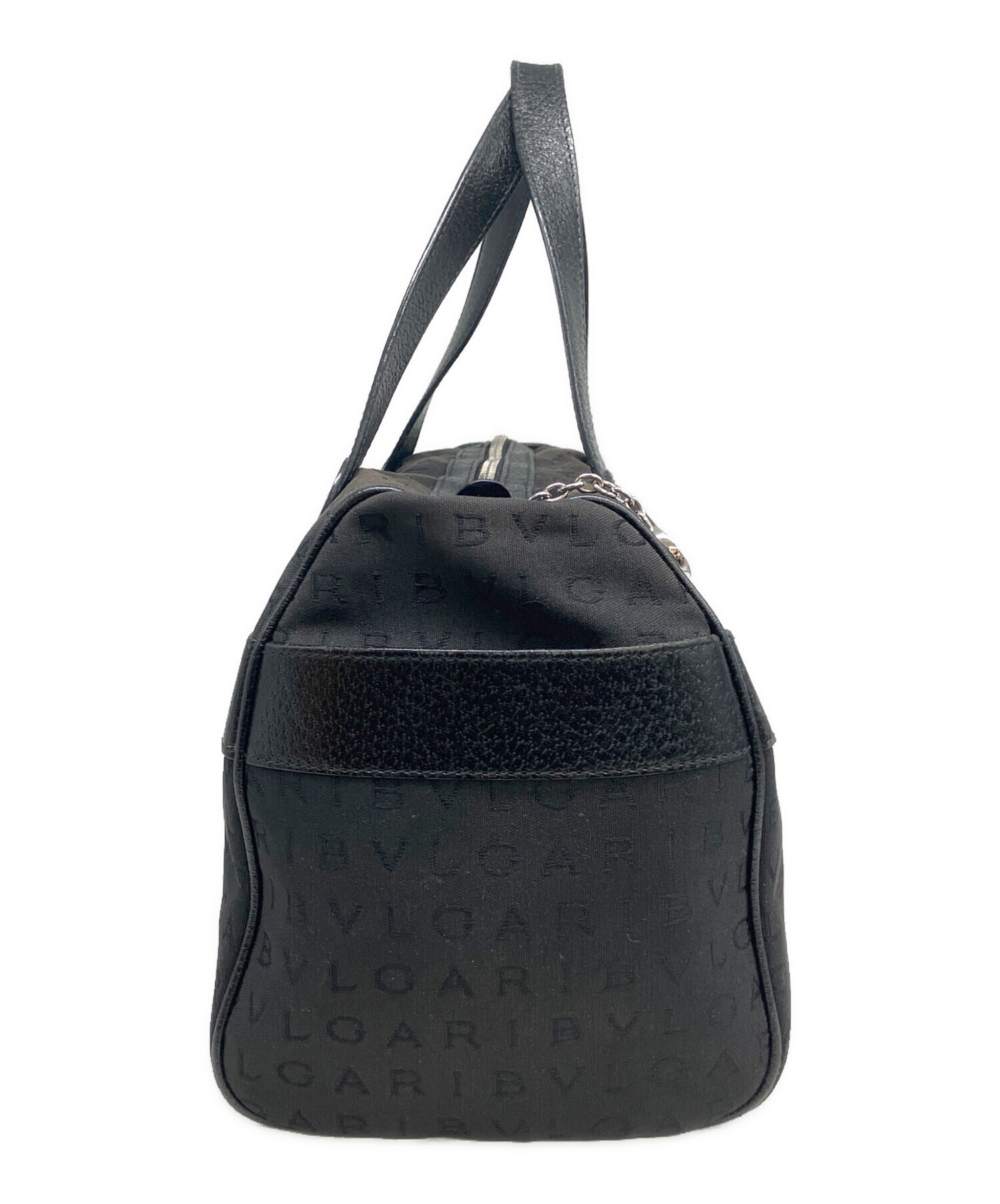 中古・古着通販】BVLGARI (ブルガリ) ミニボストンバッグ ブラック 