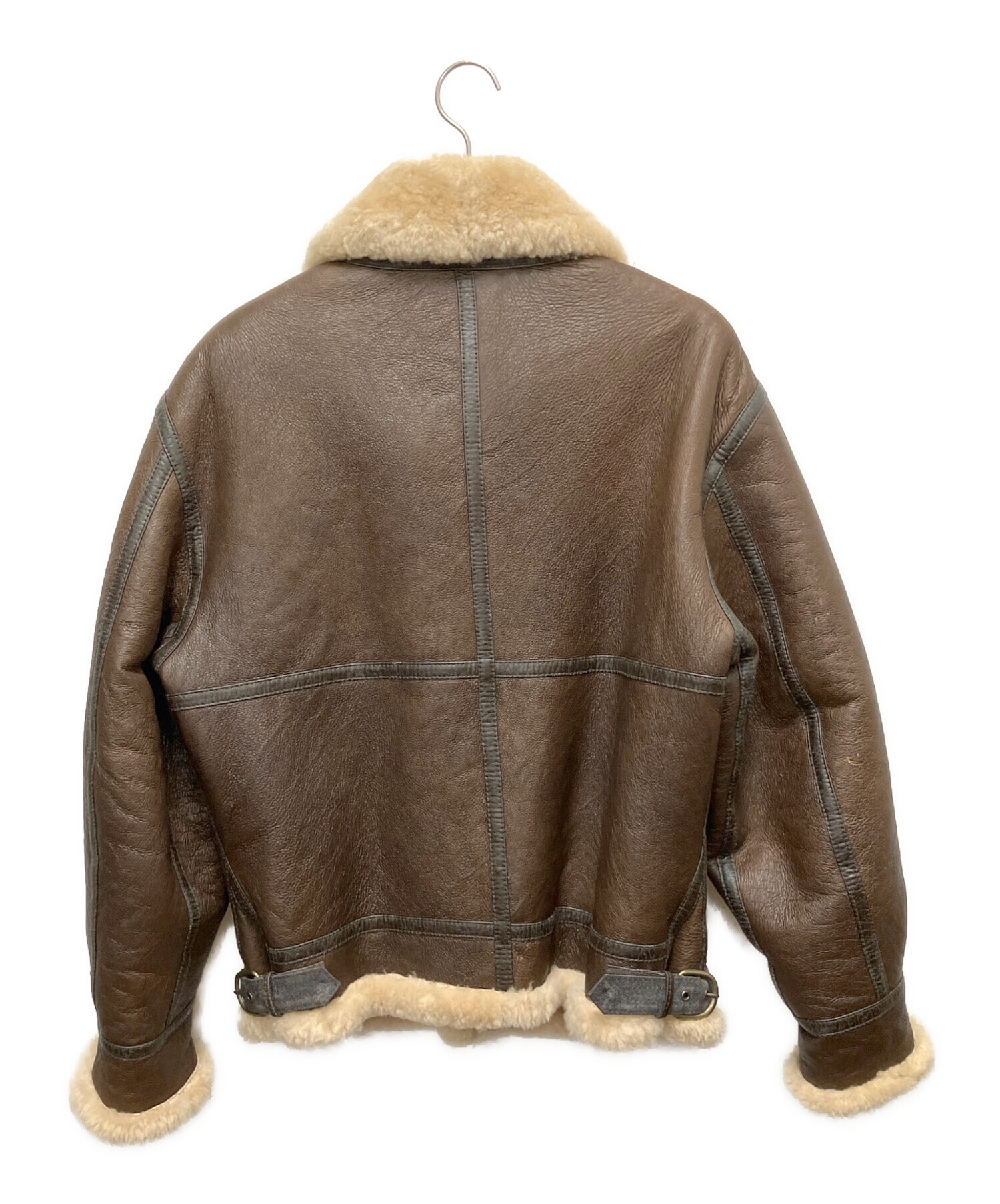 中古・古着通販】- (-) B-3 ムートンフライトジャケット ブラウン